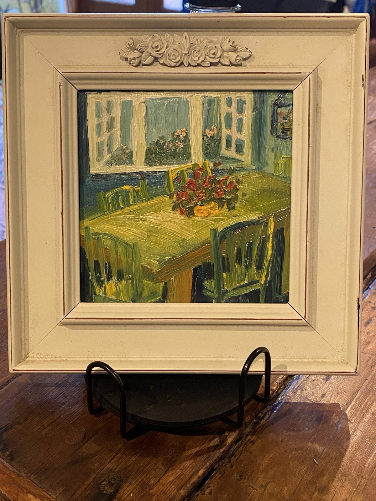Marjorie Kinney (AMERICAN) Authentic Dinning Room Oil Painting by famous Artist