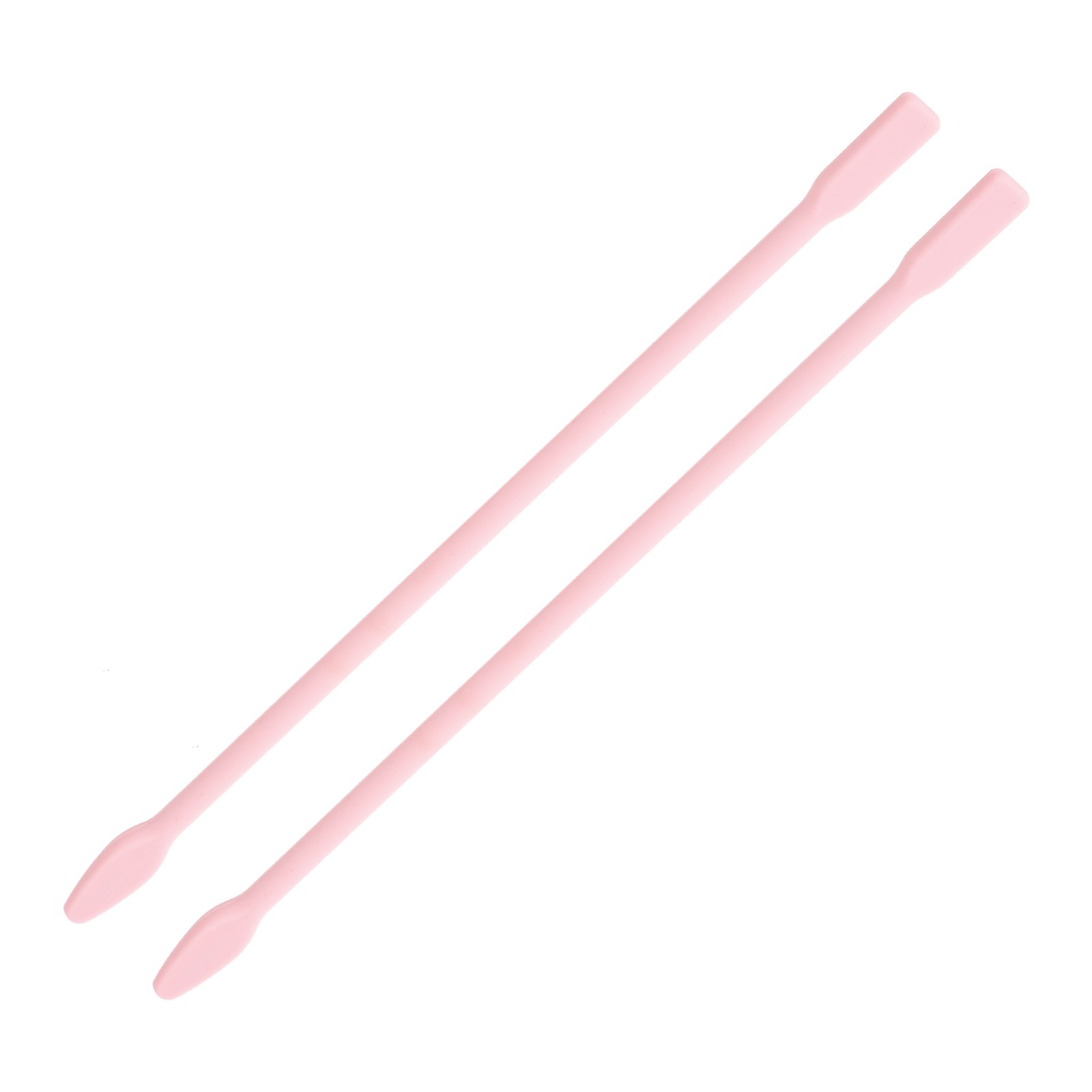 2 Pcs Silicone Stir Sticks 8 Inch Reusable Epoxy Stir Sticks, Pink
