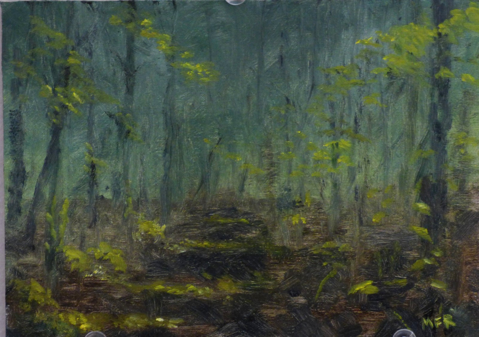 Small Original Landscape Oil Painting 5×7″ on Panel