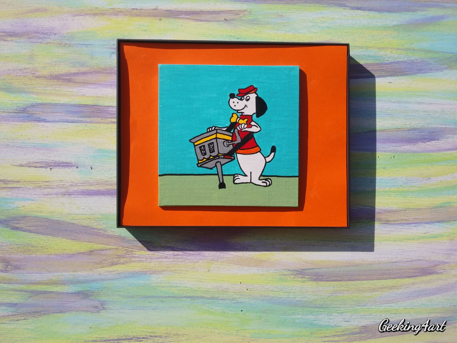 Memories of Saturday Morning Cartoons Acrylic Canvas Fan Art Paintings