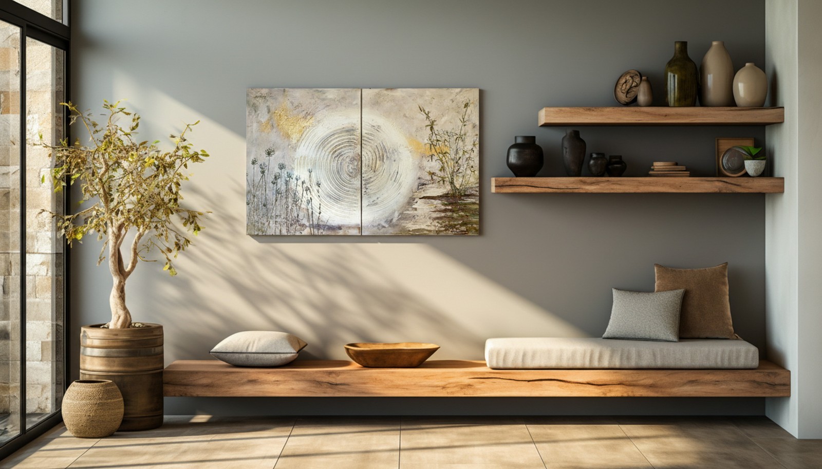 Sun Wall Art 2 Piece Canvas Set