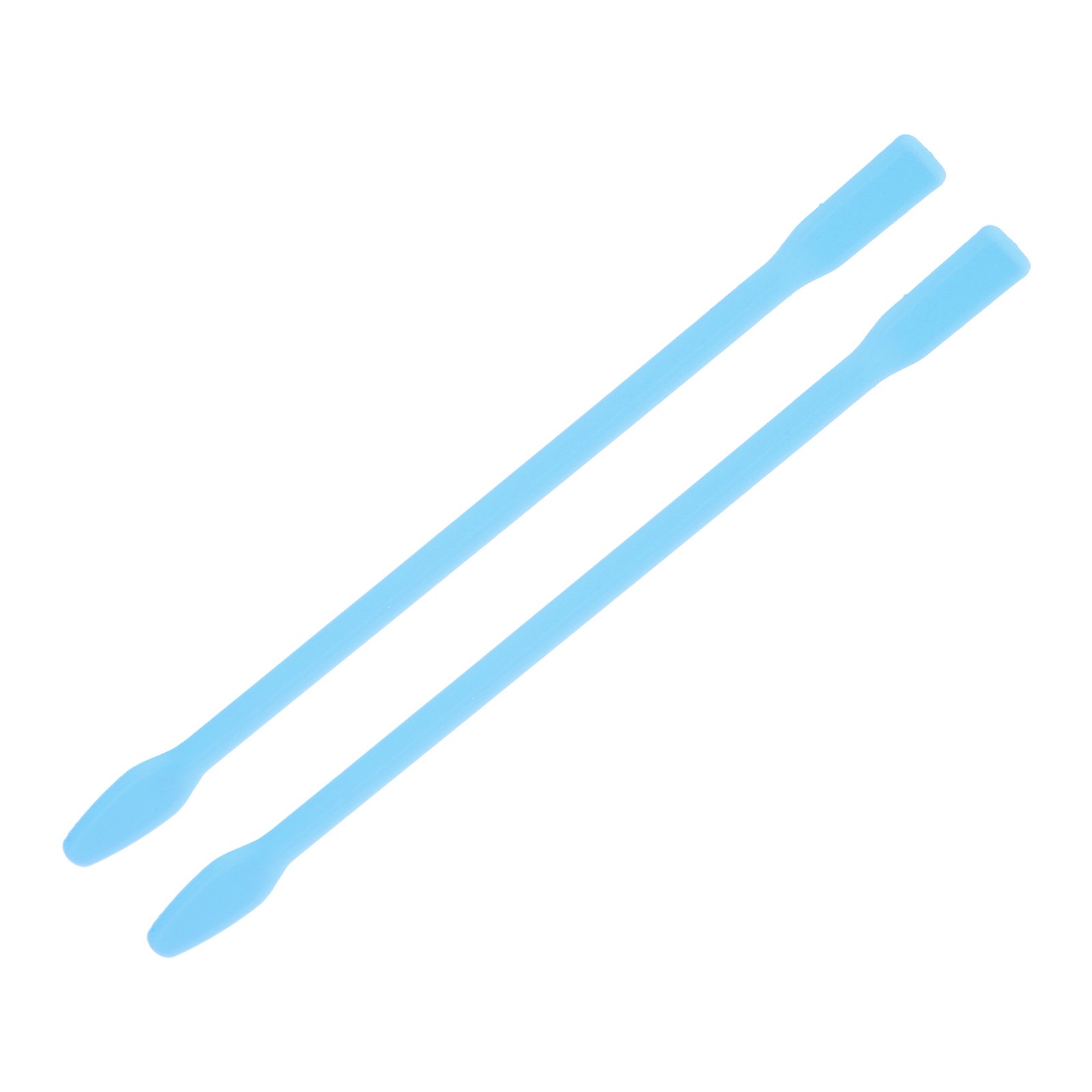 2 Pcs Silicone Stir Sticks 4 Inch Reusable Epoxy Stir Sticks, Light Blue