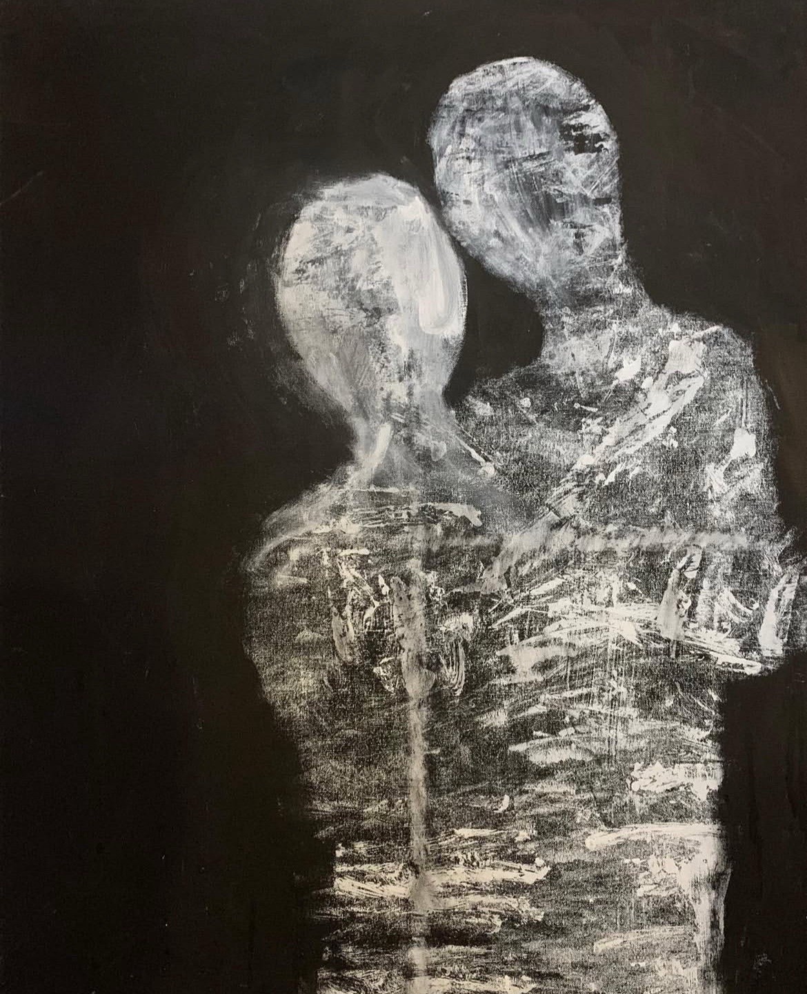 Original Painting By Chris Butler “I’ve Never Known” Acrylic On Canvas 40×30