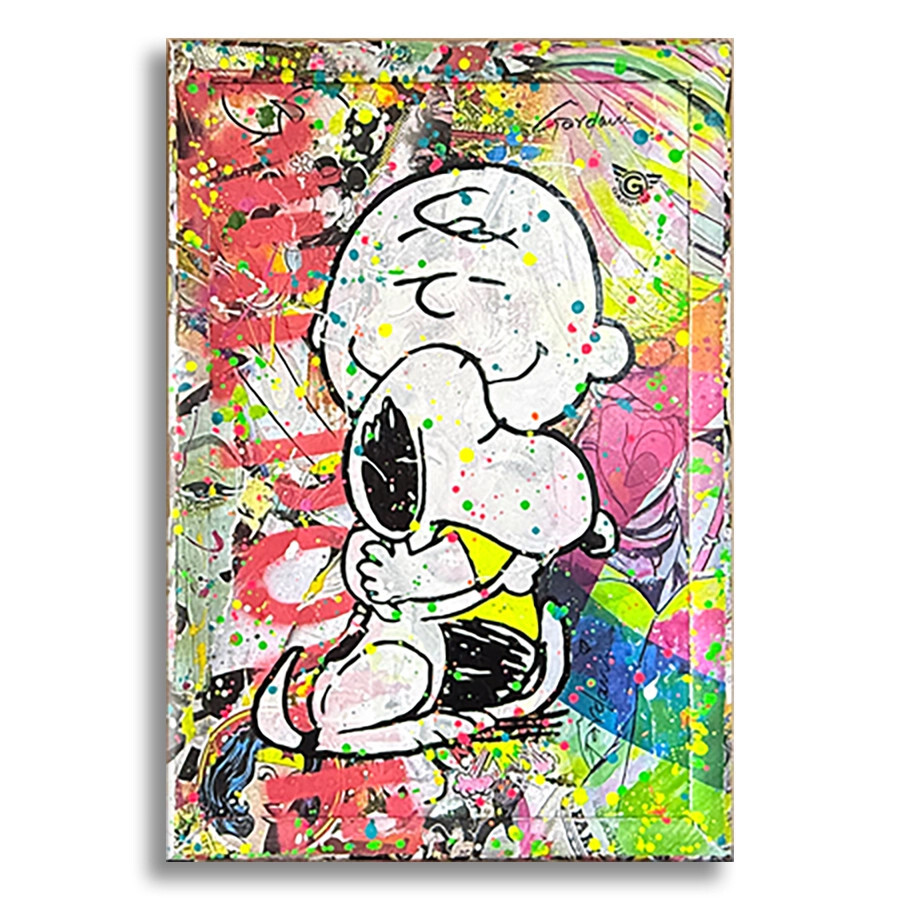 Snoopy True Friends – Original Painting on Canvas