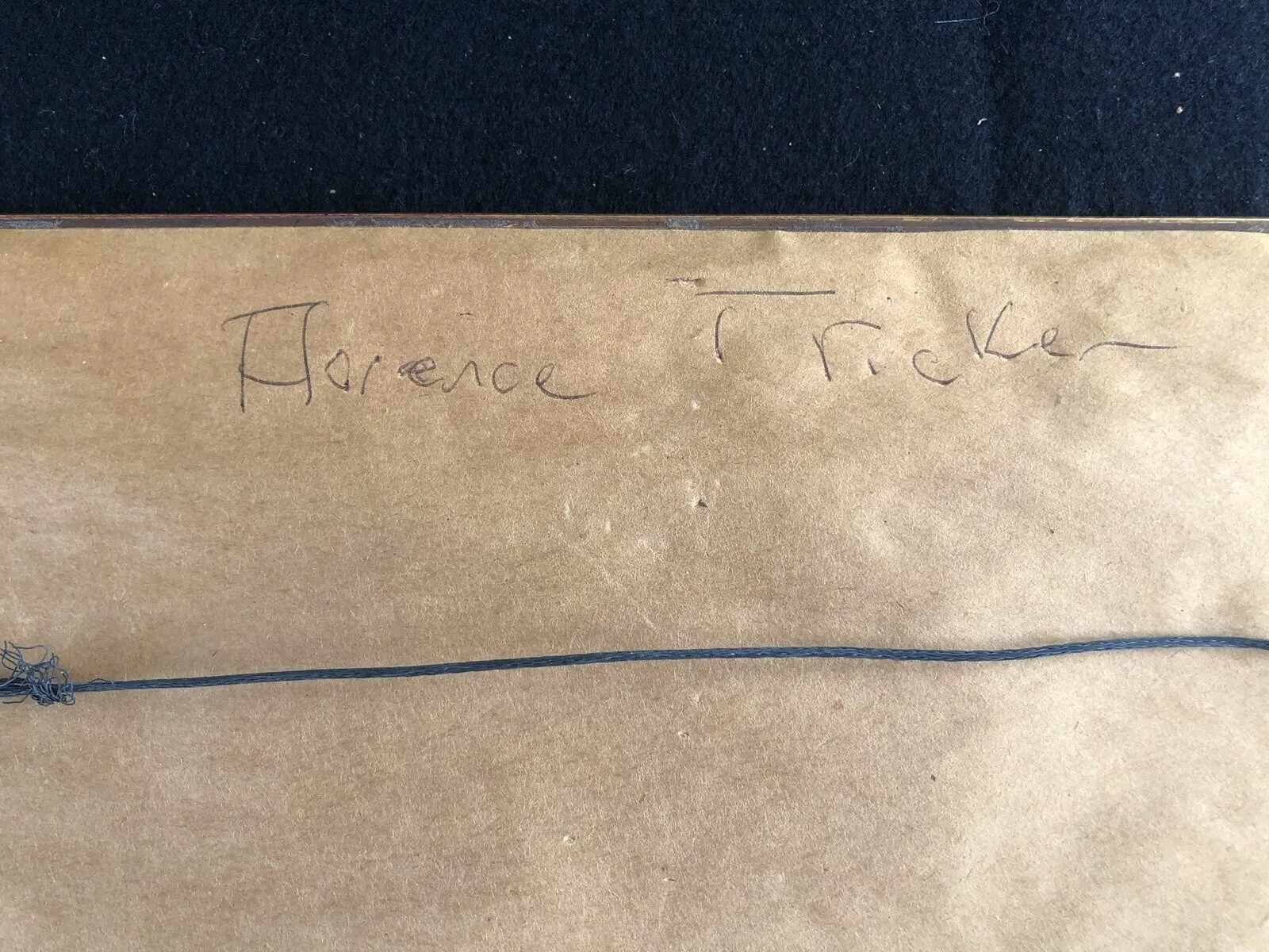 Florence Tricker Impressionist Landscape Watercolor Listed PA Artist 1892-1979