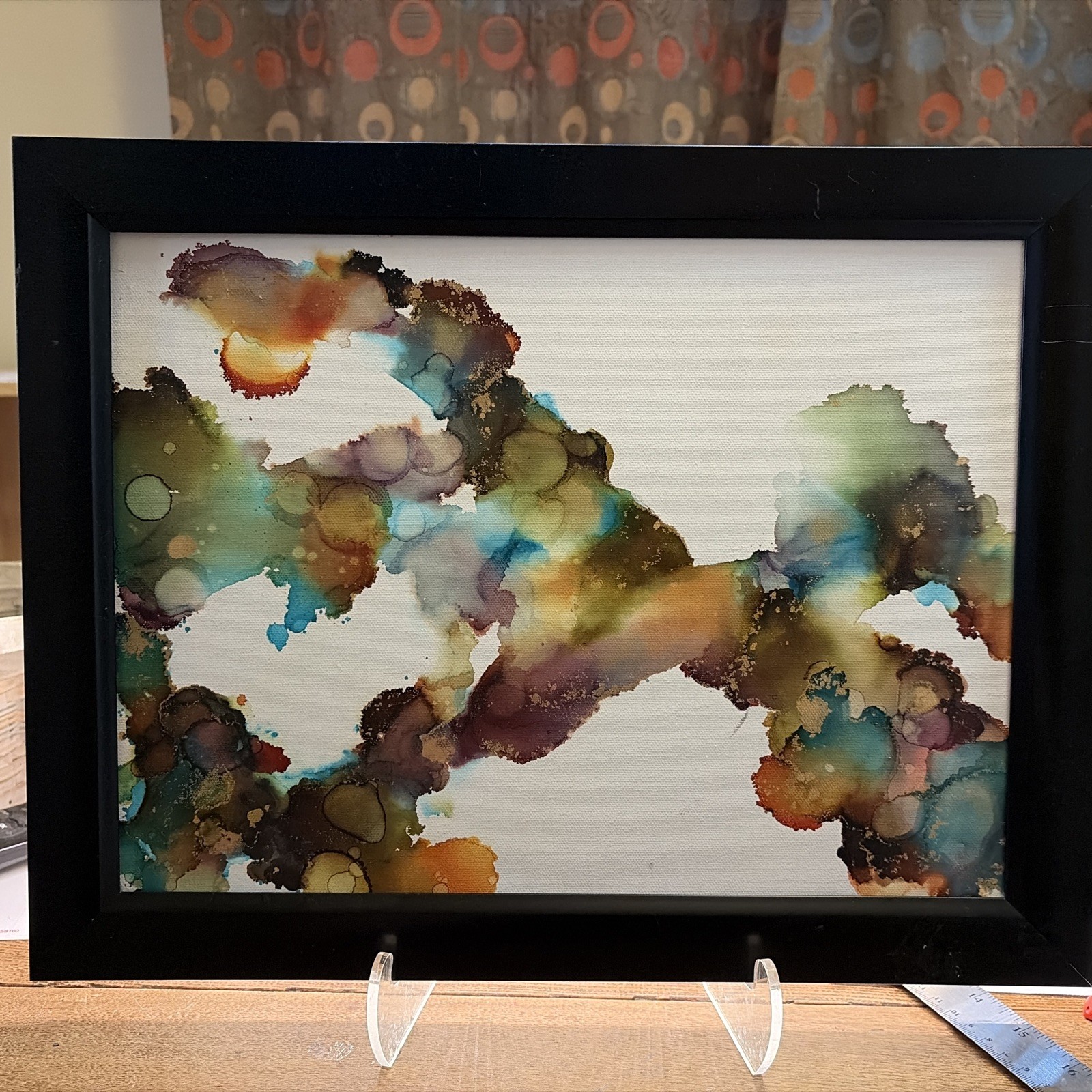 Abstract Alcohol Ink Art Work Signed -Ingrid Elizabeth Art 2022 (6)