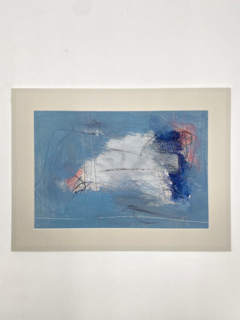 * MANFRED NIPP MALEREI ABSTRAKT ACRYLFARBE GEOMETRISCH MIXED MEDIA