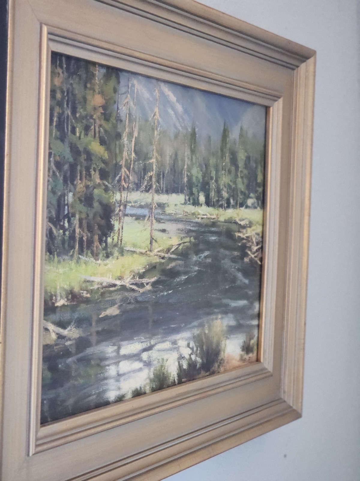 Bruce PEIL Signed Autographed 9×12. Subject Is Titled GIBBON PARK.