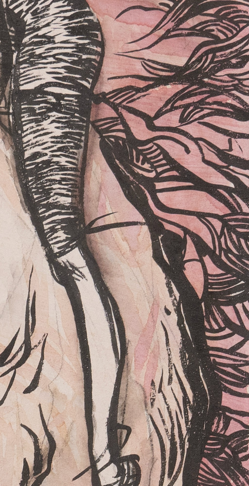 Linda Cavallini Original Work Acrylic On Canvas 25X70 Cavalcavolpe Lucca 2012