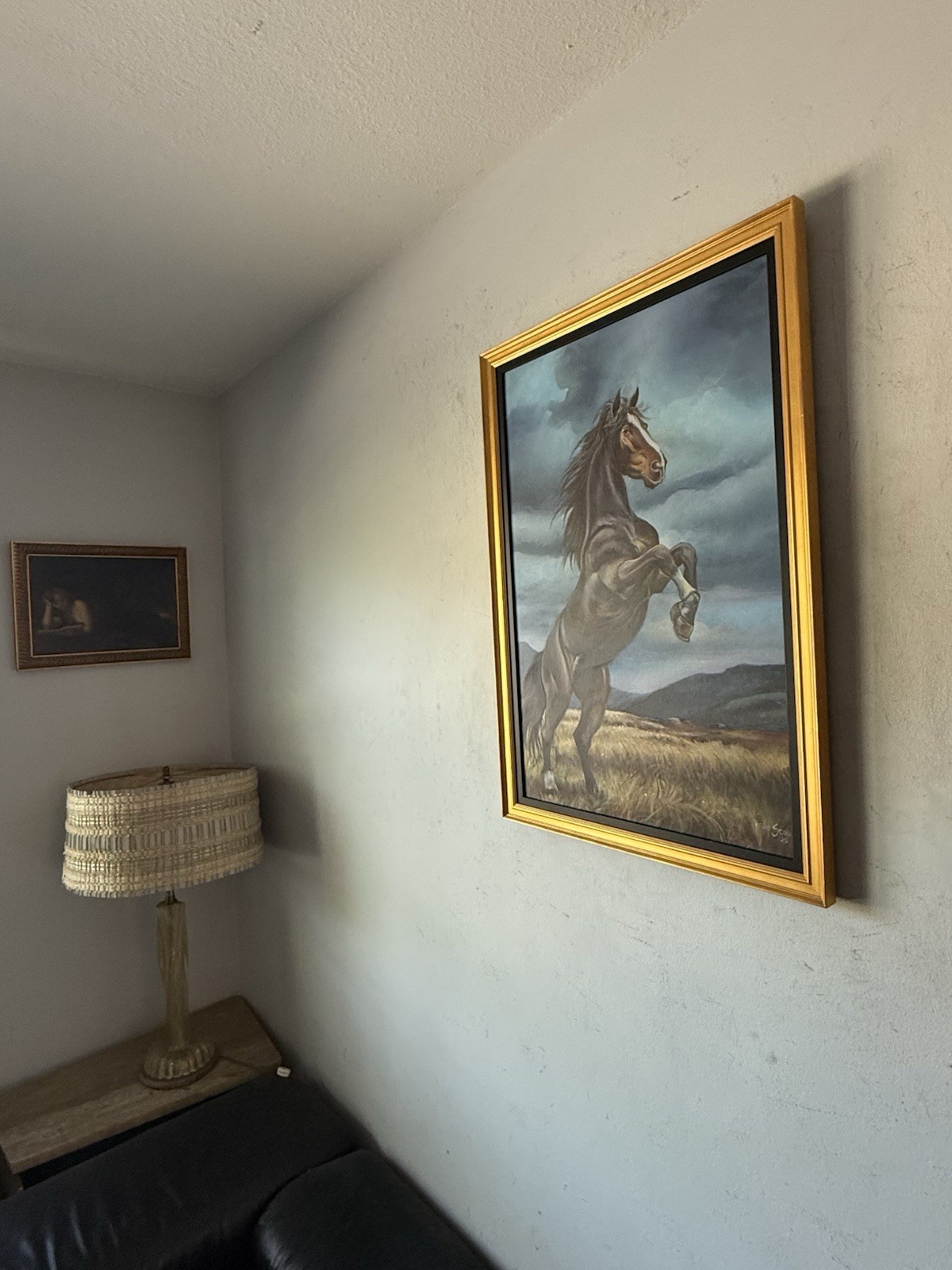 BRUCE STOLL WILD STALLION HORSE IMPRESSIONIST OIL PAINTING WESTERN EQUESTRIAN