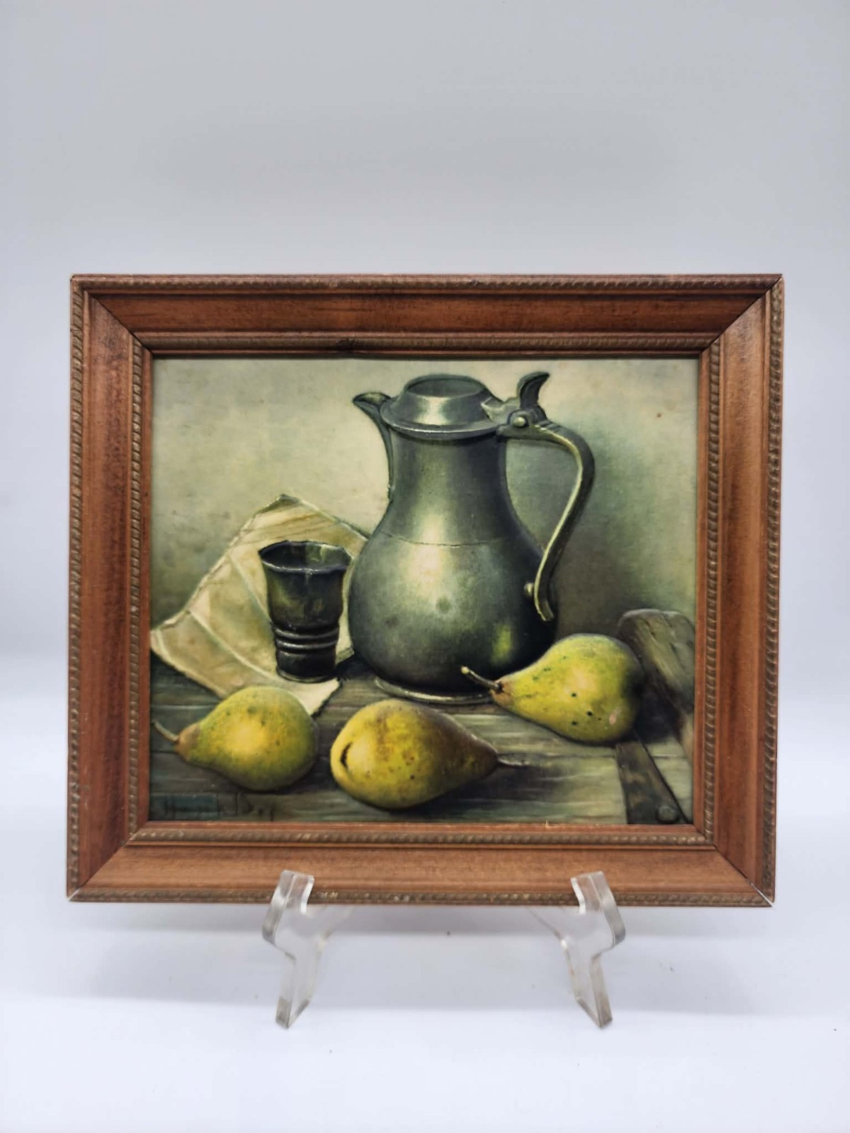 9.5×8.5 3d still life fruit & Pitcher Dimensional Framed