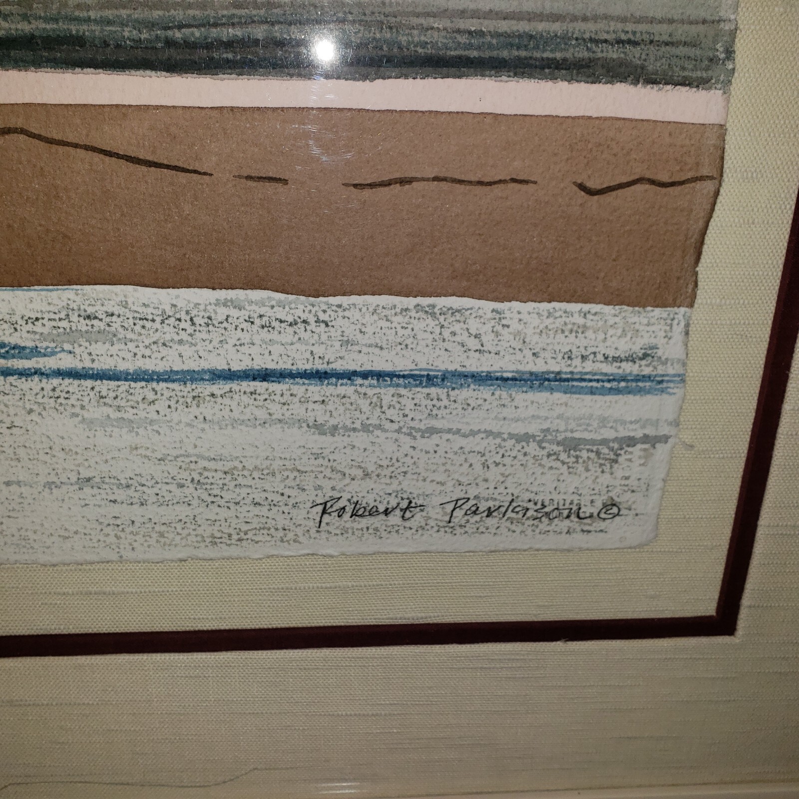 ROBERT PARKISON Original SIGNED Watercolor Aquarelle Painting Santa Fe Morning