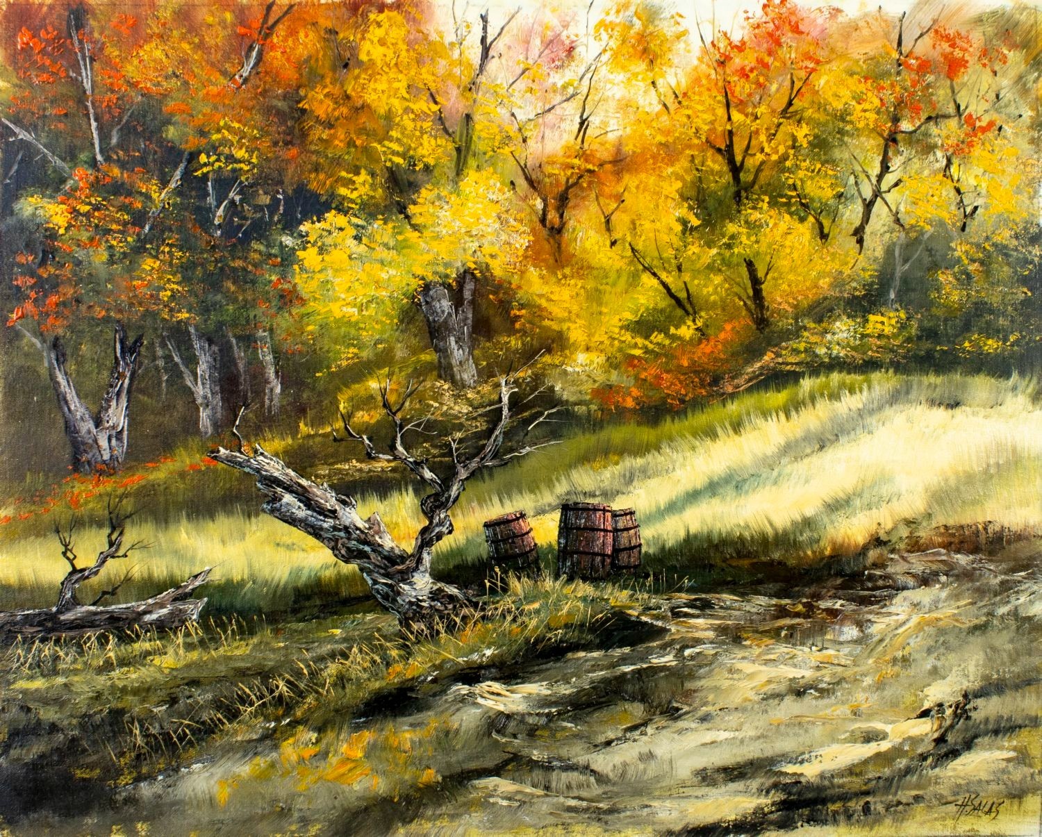 Hector Salas (Argentina,1926-?) oil painting 137656
