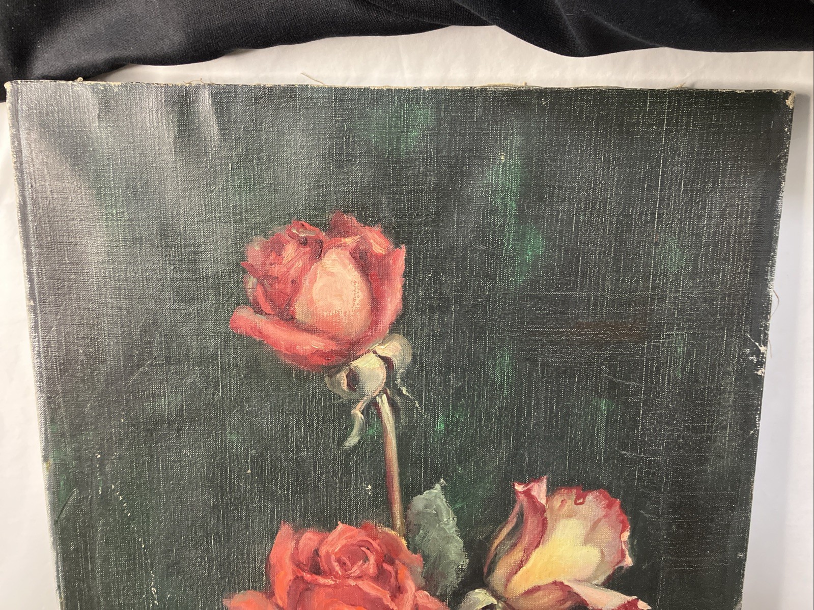 Antonio L. Karafyllakis Original 1965 Oil On Canvas Still Life Painting