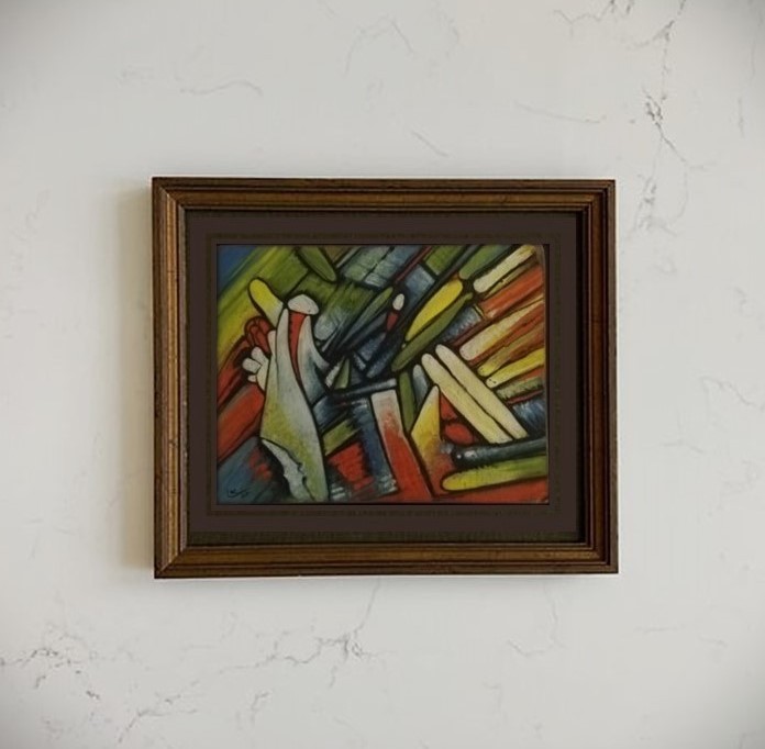 Wassily Kandinsky Geometric Abstraction #8 Original Painting