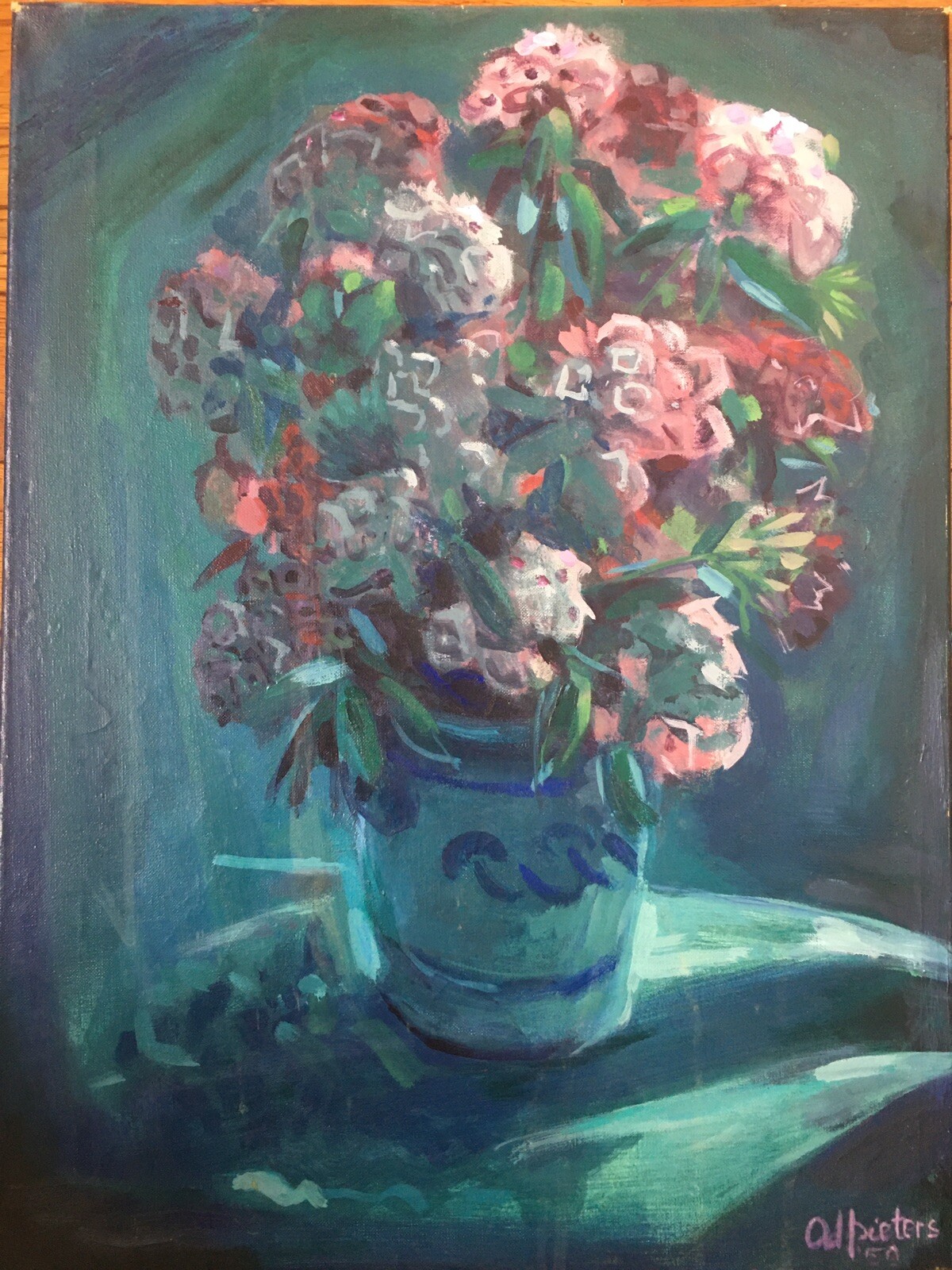 ANDRIES (AD) PIETERS (Netherlands 1916 – 1979) ORIGINAL OIL PAINTING 1959