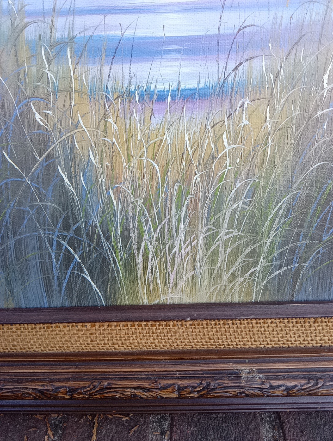 Authentic Catherine Parker Melton 36”x24” Large Seascape Oil Painting On Canvas