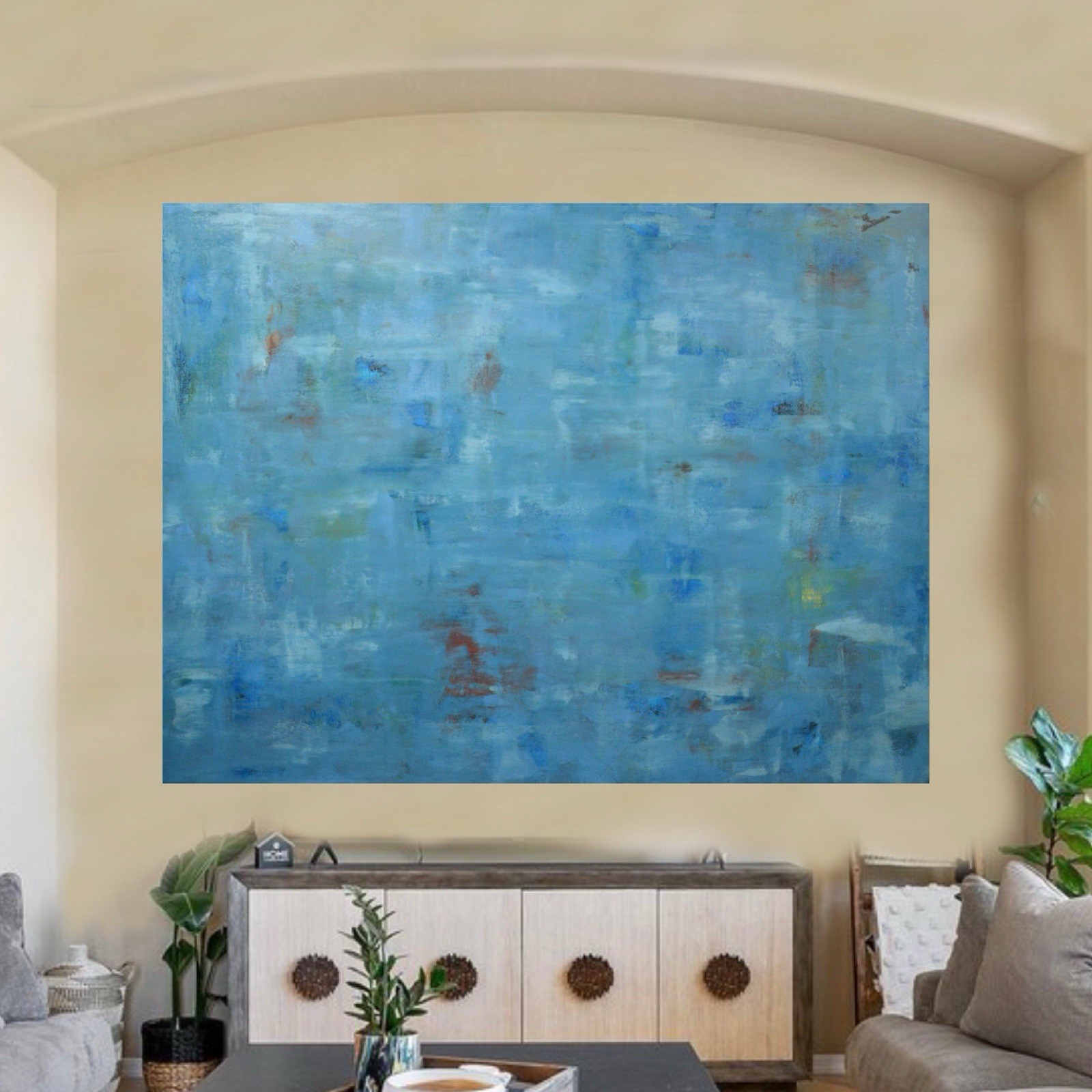 Mark Little Original Professional Painting 84”X62” (7 Foot) Abstract Modern XL