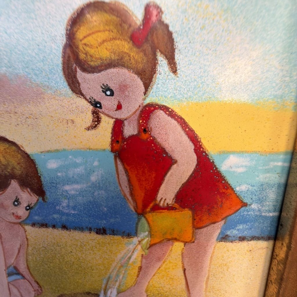 Children Playing at Beach