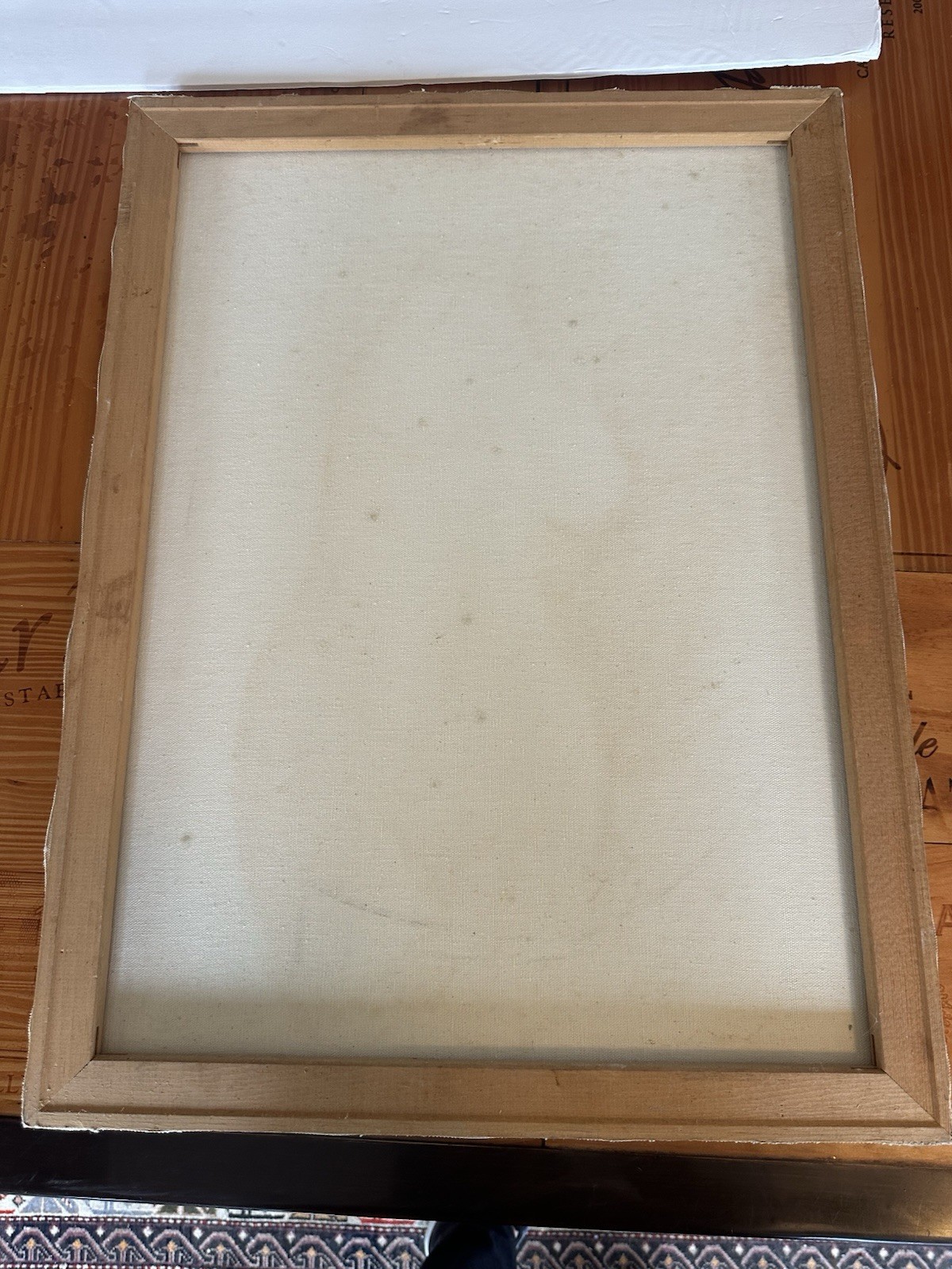 Vintage Mid Century Figurative Original Female Nude Oil Painting Canvas Signed