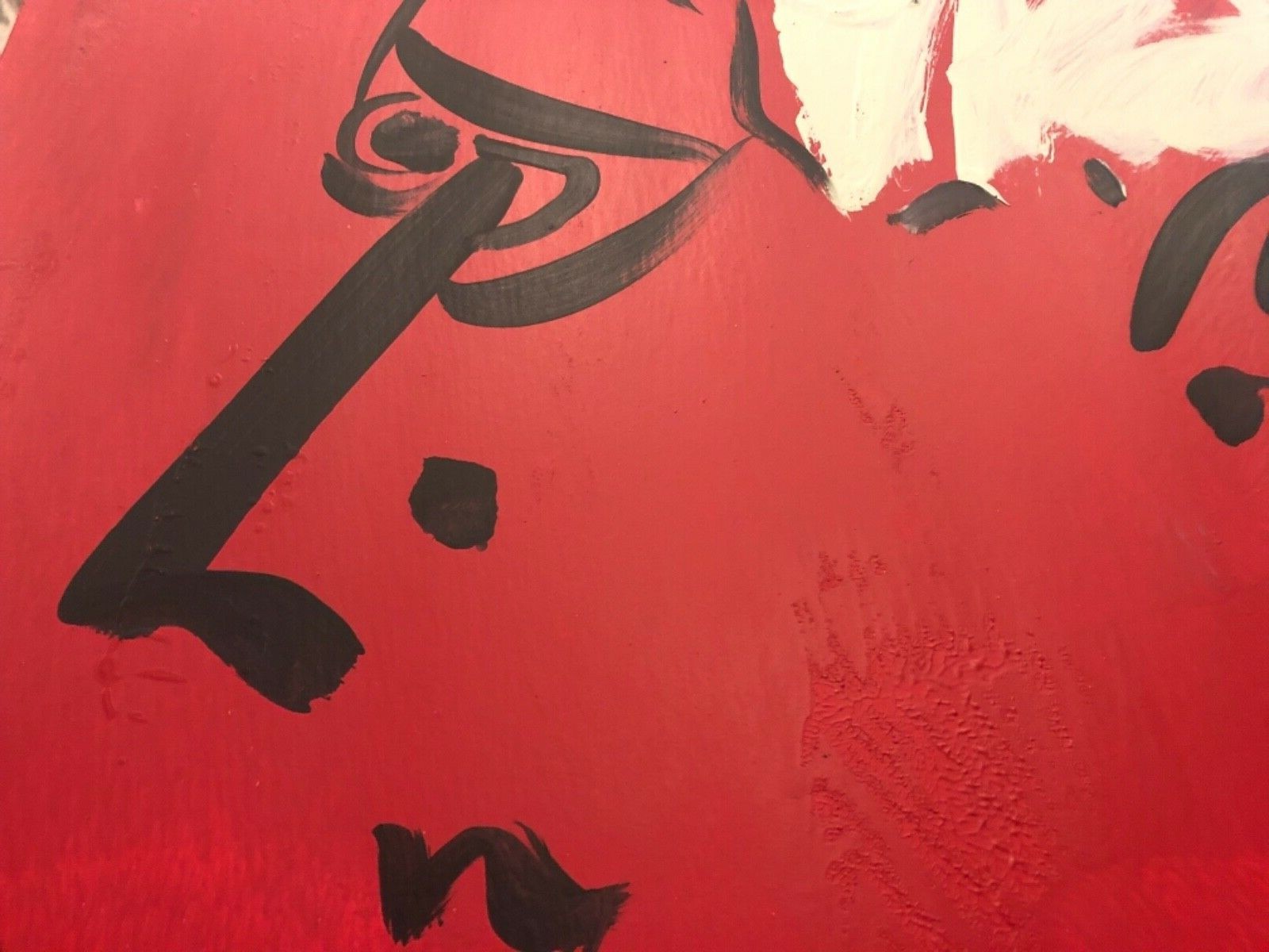 Rare Peter Keil Red Period Abstract Berlin Profile 2018 Modernism Expressionist
