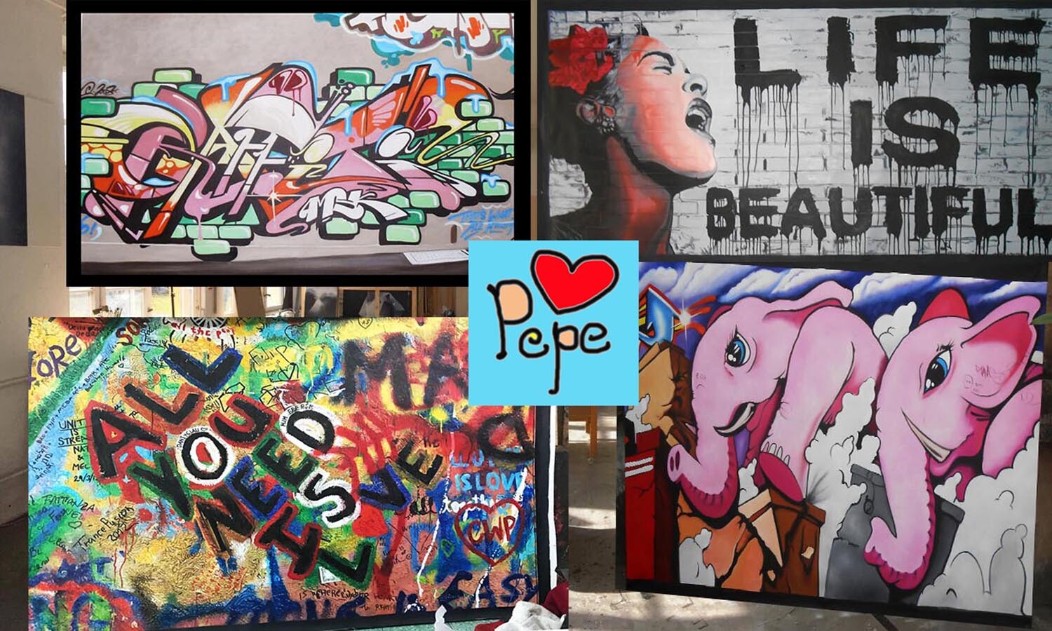 MONKEY PAINTING Art CANVAS Print Street DJ chimp pop