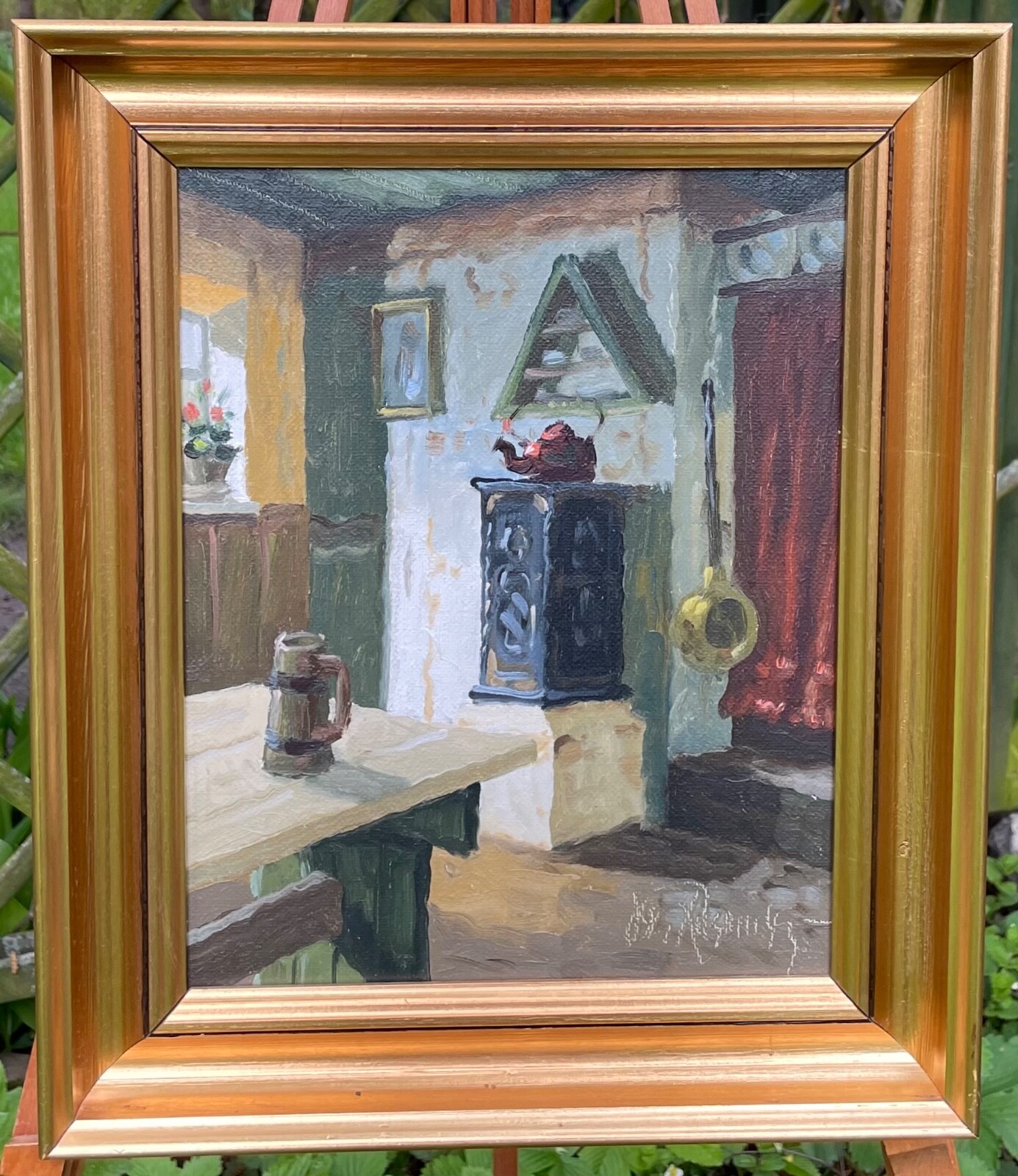 Osvald Rasmussen (1885-1972) – Oil Painting On Canvas – Interiors – Arte Arte