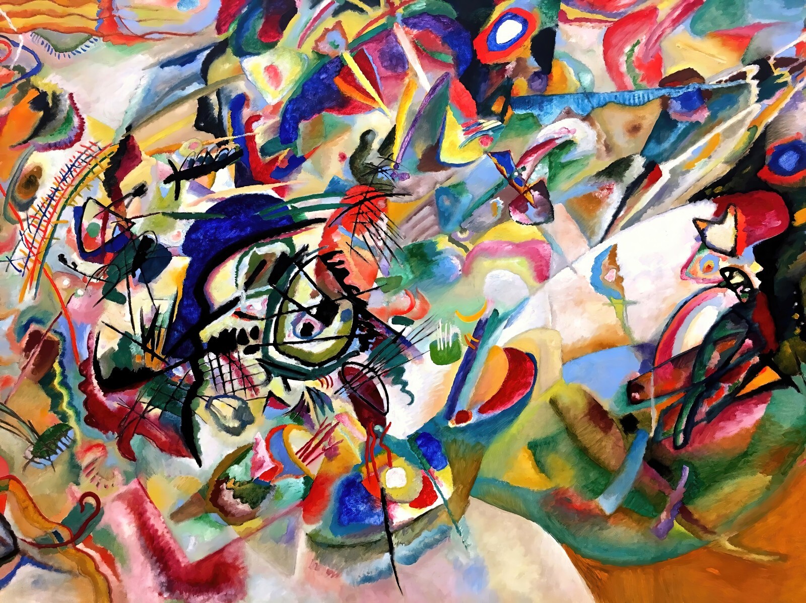 Composition VII Painting by Wassily Kandinsky Art Reproduction