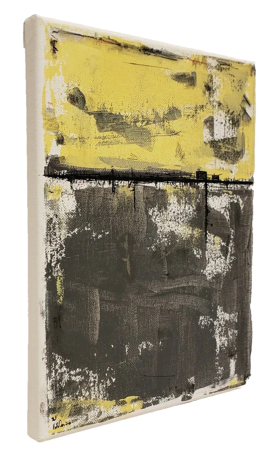 No.942 Original Abstract Modern Minimal Contemporary Painting By K.A.Davis