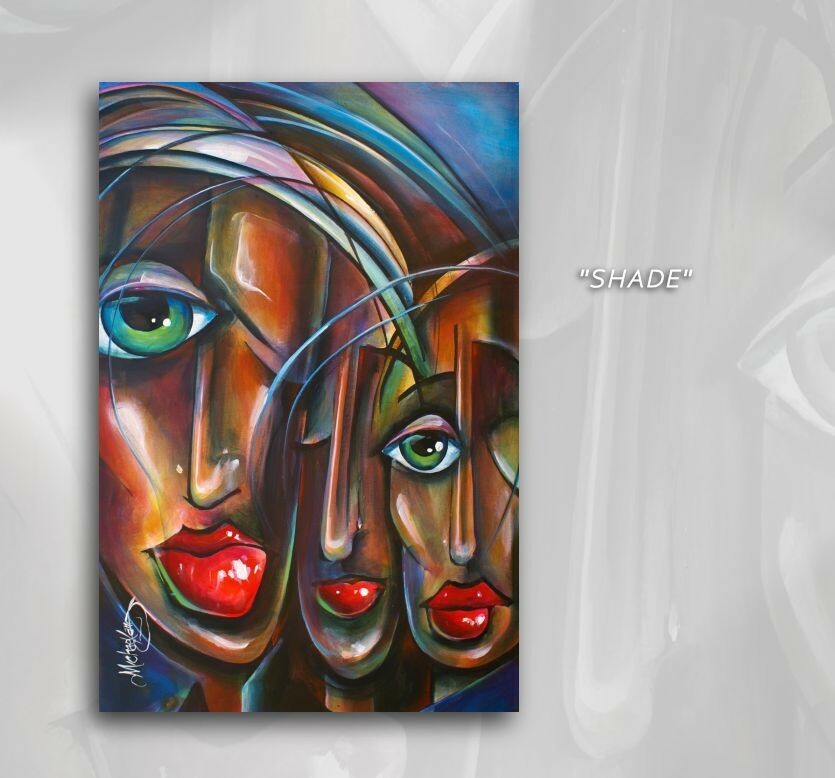 PAINTING Urban Expressions original Contemporary ART DECOR Mix Lang cert. unique