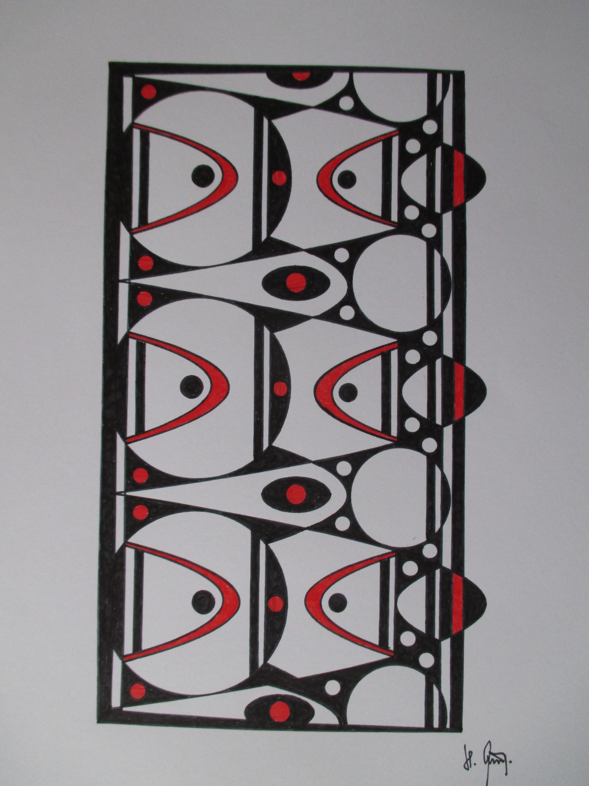 Original 2009 Ink Graphic – B. No.: 5330 – A4