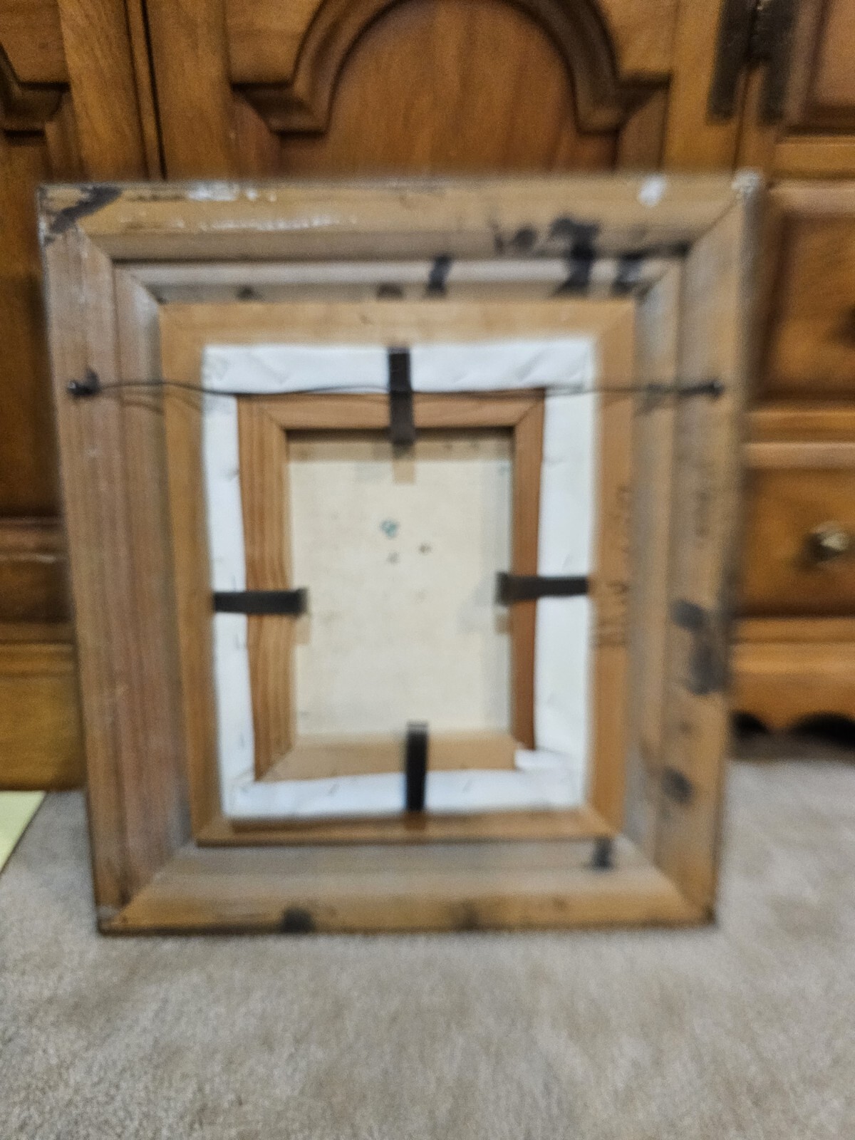 Vintage Heavy Duty Framed Oil Painting