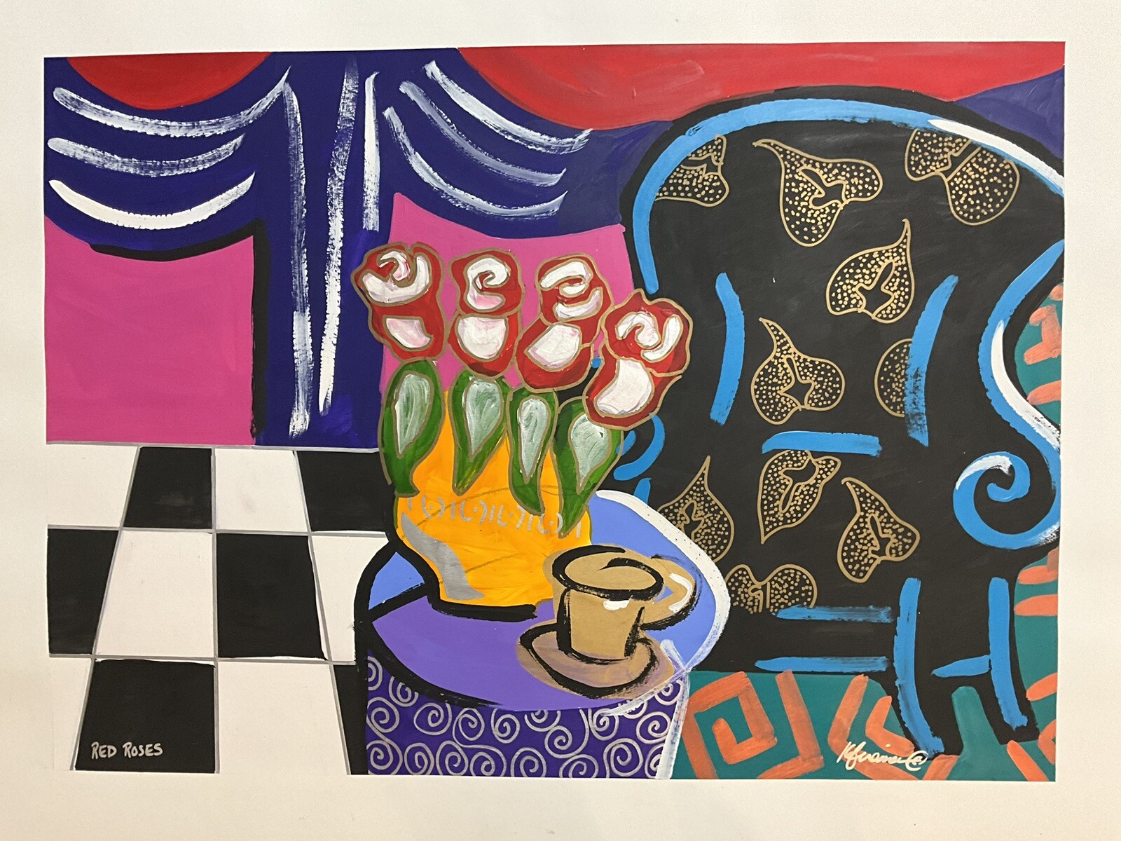Original on Paper by unknown artist. Primary Symphony, 24×36 In