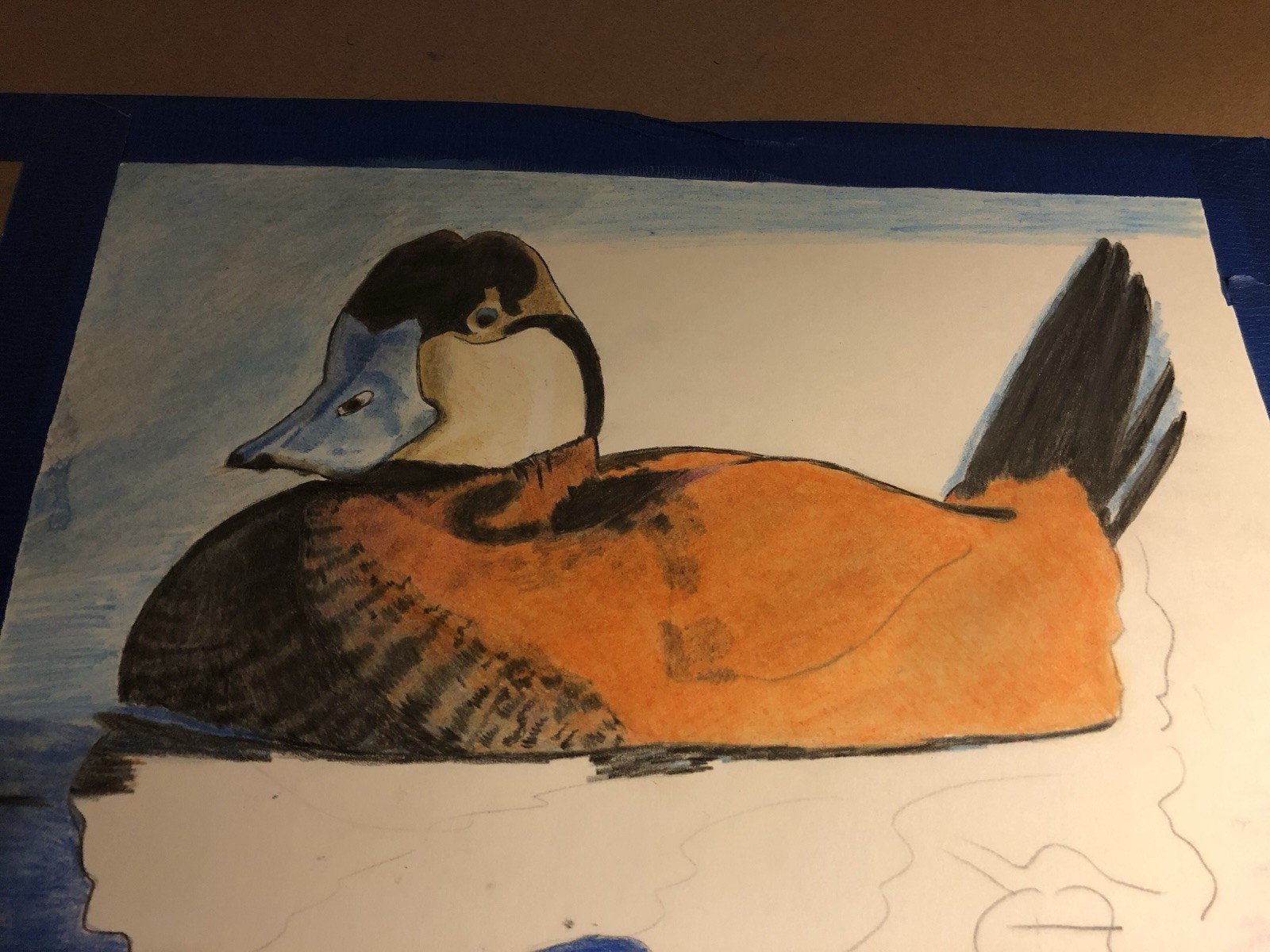 Rudy Duck Original Art by Arkansas Artist Leah Smith