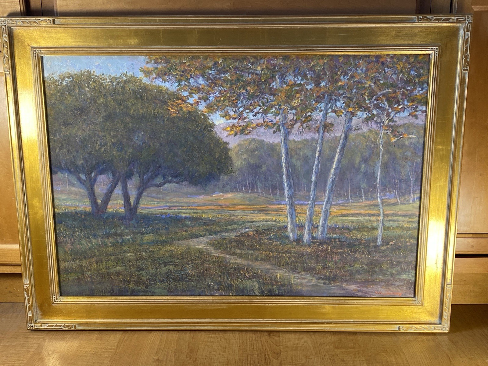 Signed William B. Dorsey Landscape Oil On Canvas Impressionist Fine Art Painting