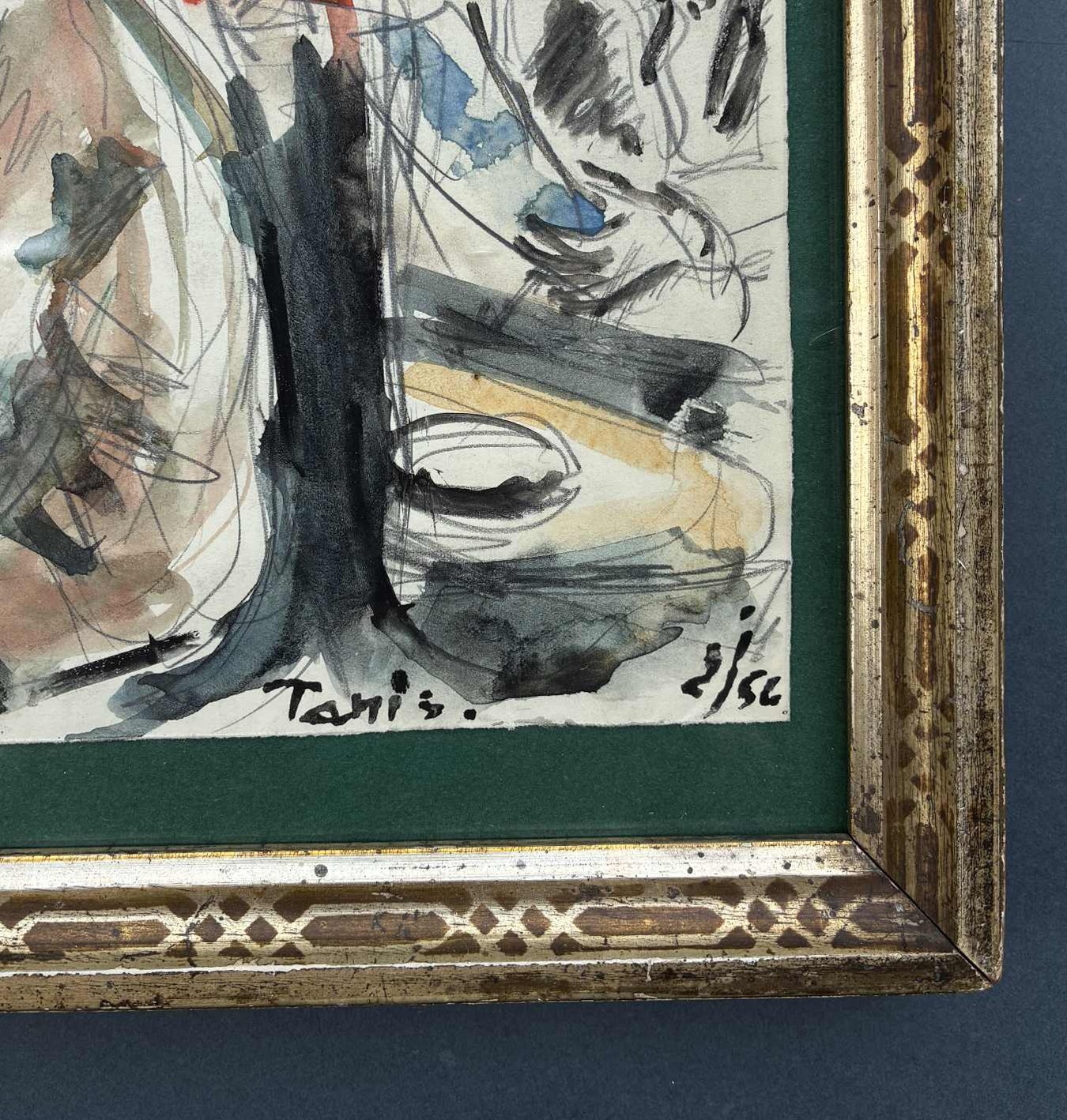 Harold Cousins & Allen Jones. Black Artists in Paris. Dated 1956- Einar Johansen