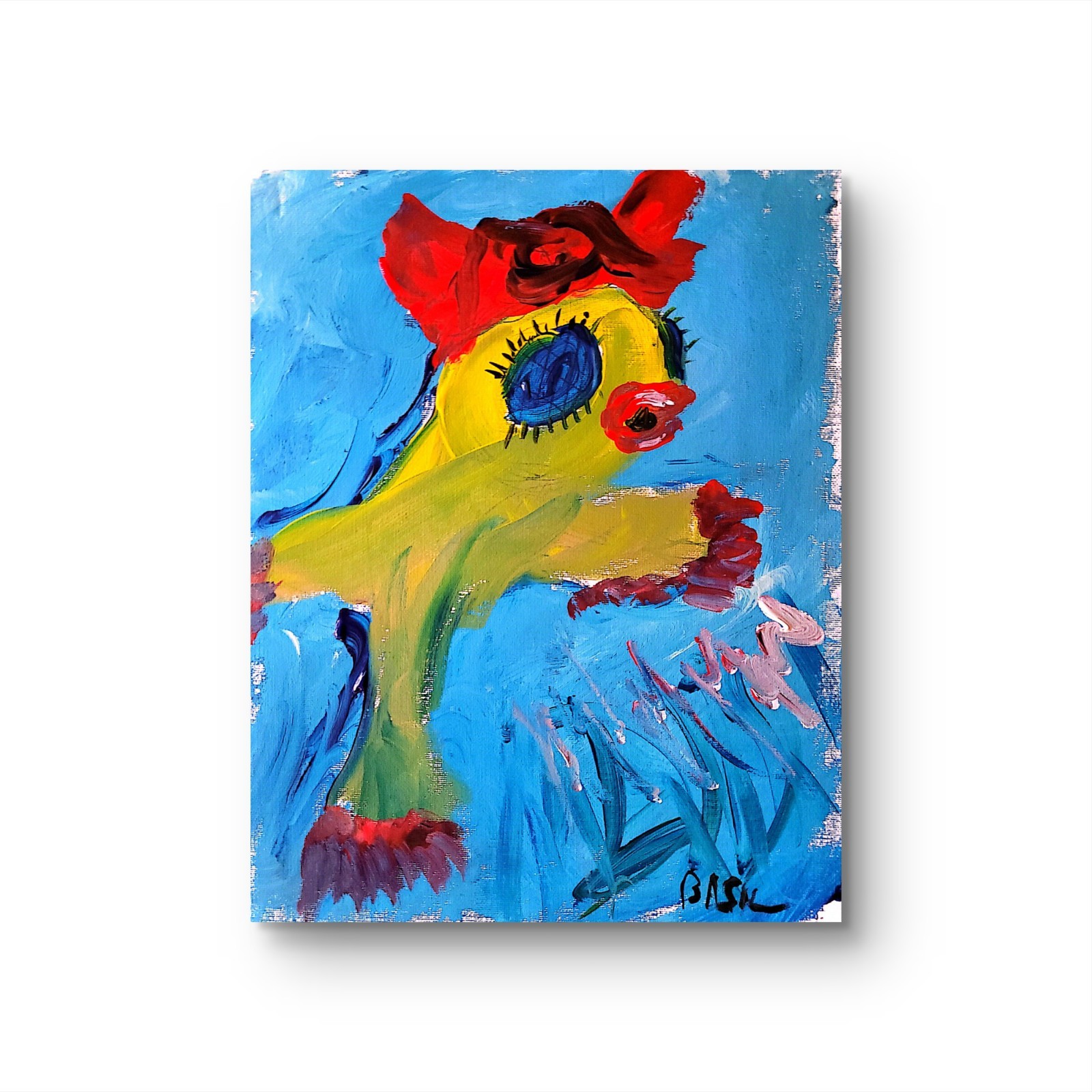 Goldfish Contemporary Expressionist Original Painting