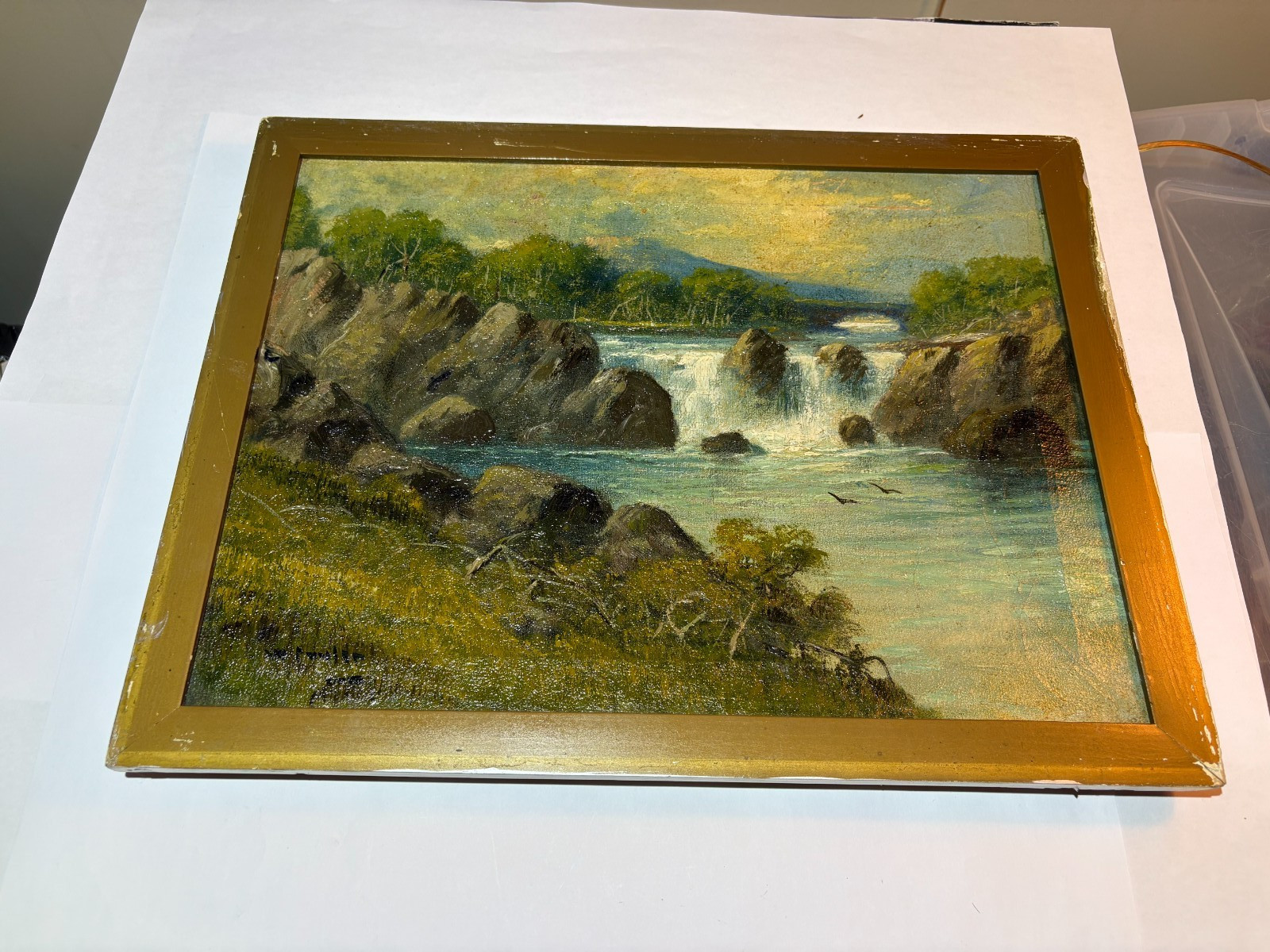 Fowler, William- English Artist Active 1825-1867 Orig Oil on Canvas Landscape