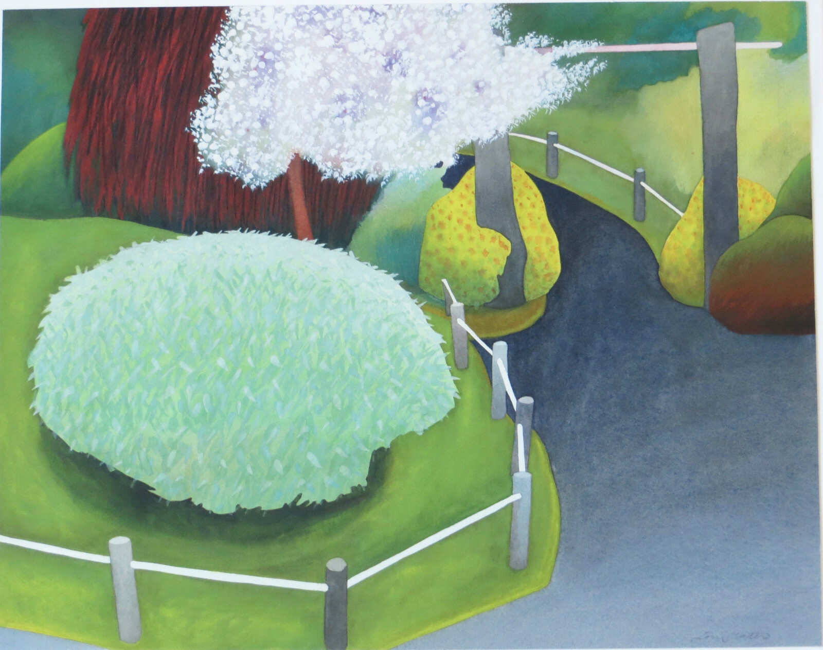 Lori Slater Watercolor – Into the Park – Magical