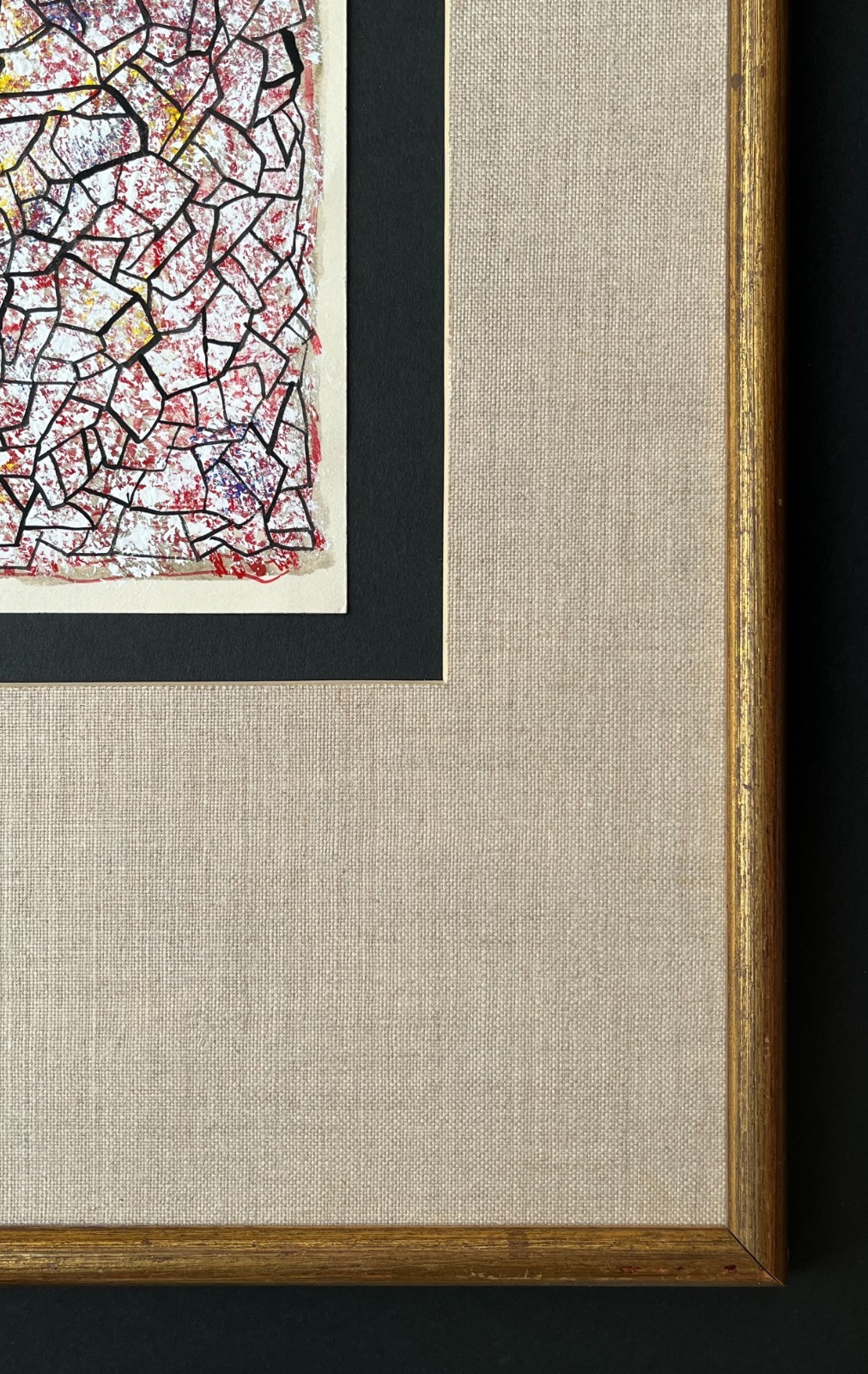 Mark Tobey «Abstract Composition» Original Painting, Tempera on Paper. Post War