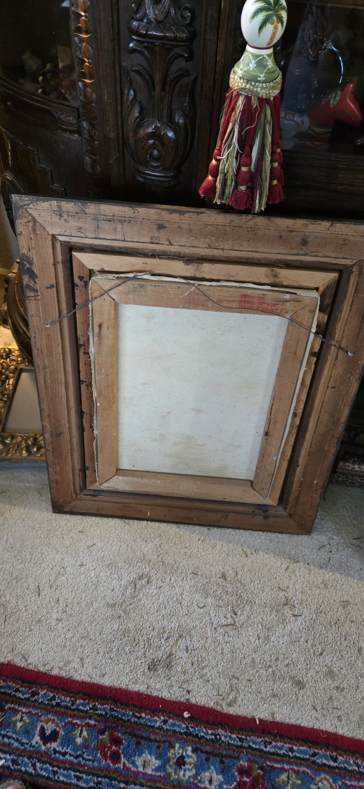 Signed Bernet? Original Oil Painting 23.5X19.5″ Including Frame Art Is 16X11″