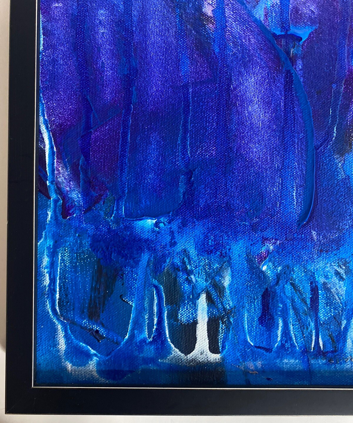 Beautiful Original Abstract Wall Art Painting On Canvas PROFESSIONALLY FRAMED!