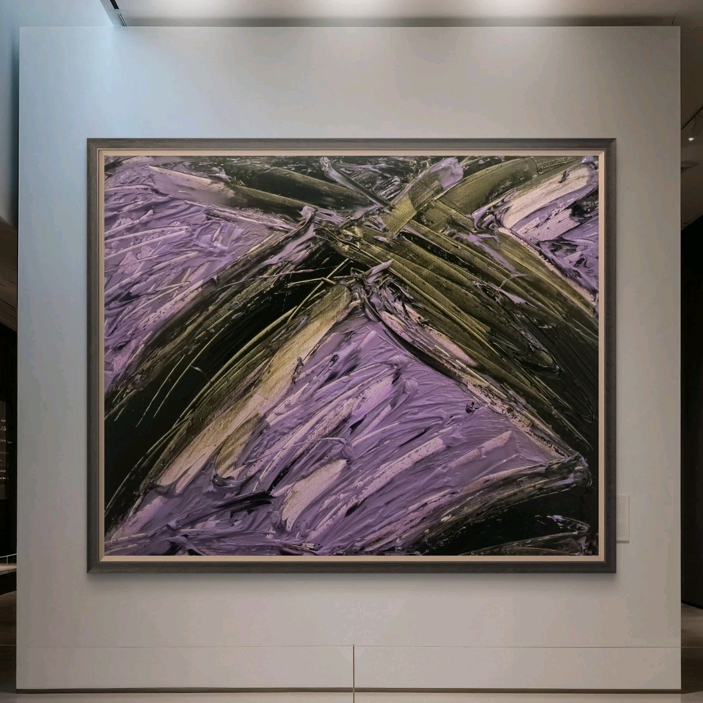 Trey Coppland, Fault Line Abstract Acrylic Painting, Medium, Original, Signed