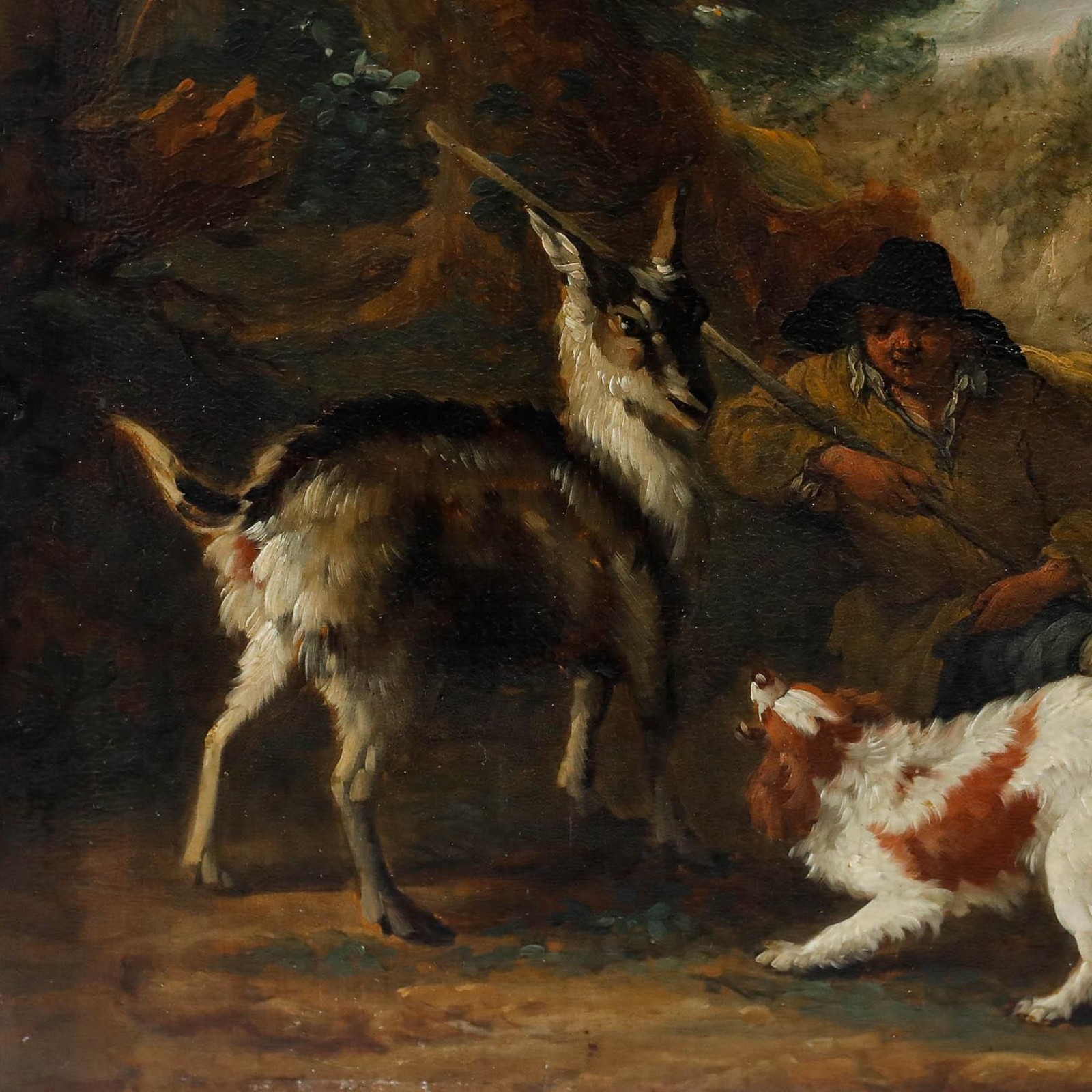 Manner of Adriaen De Gryeff (1657-1722) – Framed 18th Century Oil, The Standoff