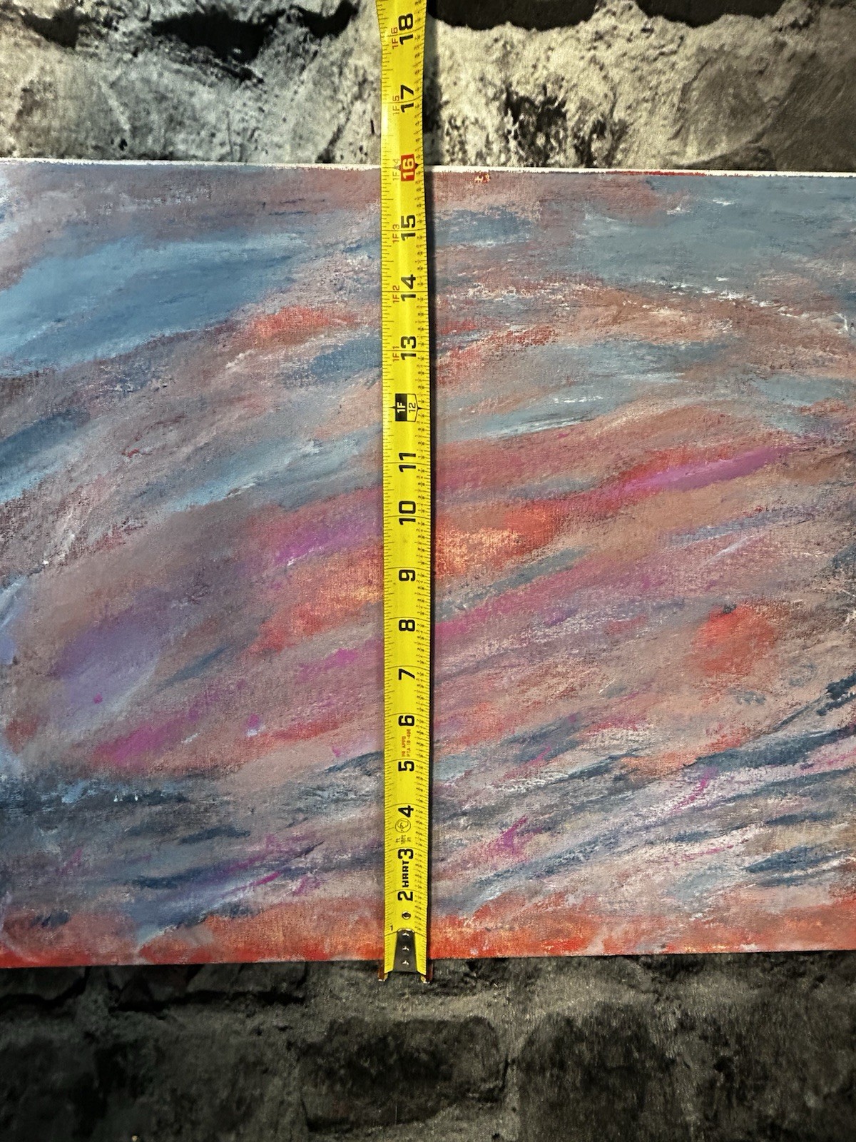 20 X 16 Oil On Canvas OOAK “Heaven And Hell” Artist Thomas Levi