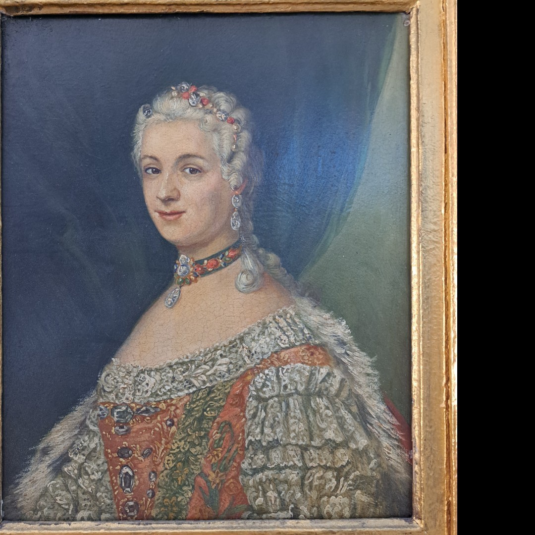 Portrait of Marie Leczinska Queen of France wife of King Louis XV 19th century