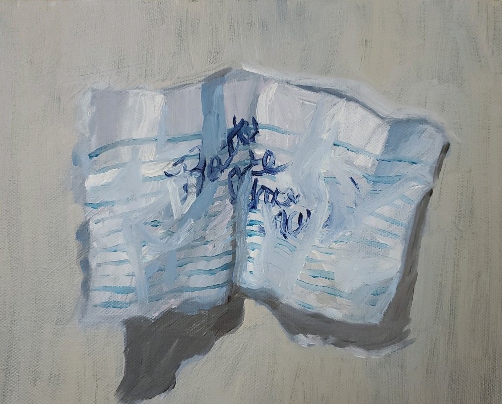 Alla Prima Oil Painting On Gallery Wrapped Canvas, Still Life, 8×10