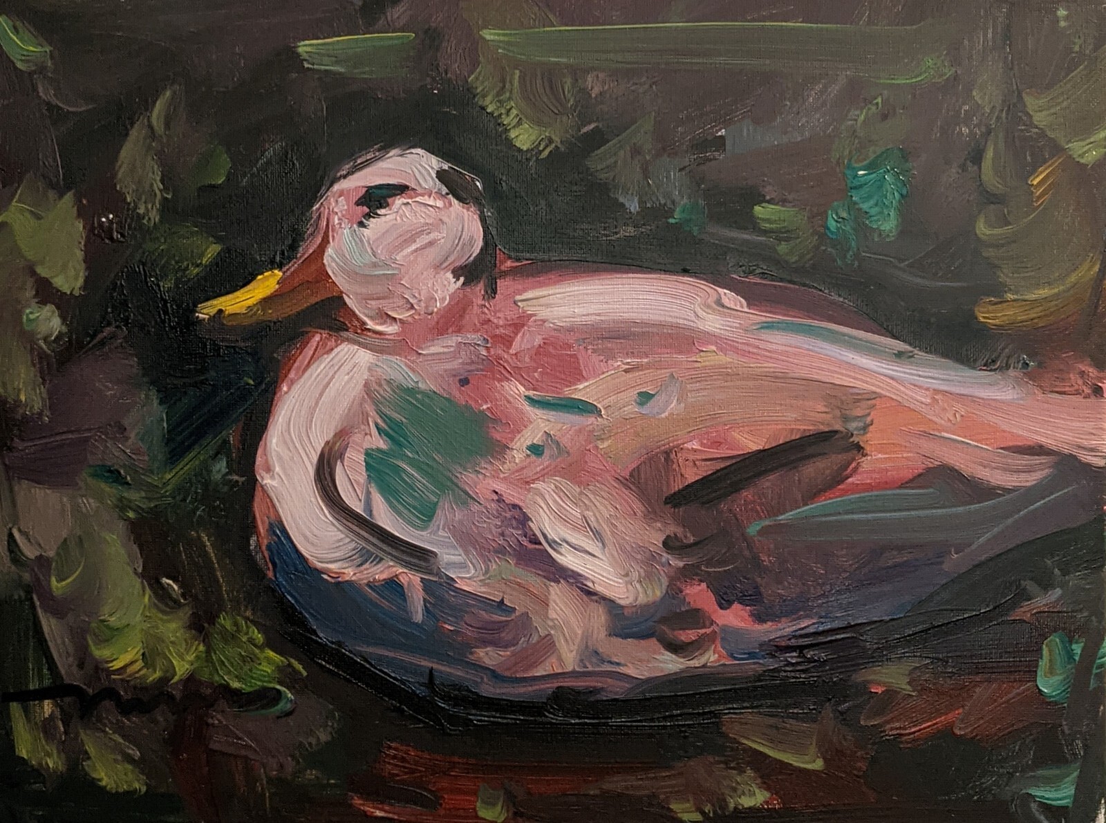 16×12 DUCK HUNTING BIRD WILD FOWL DRAKE JOSE TRUJILLO (Moving Sale All Must Go)