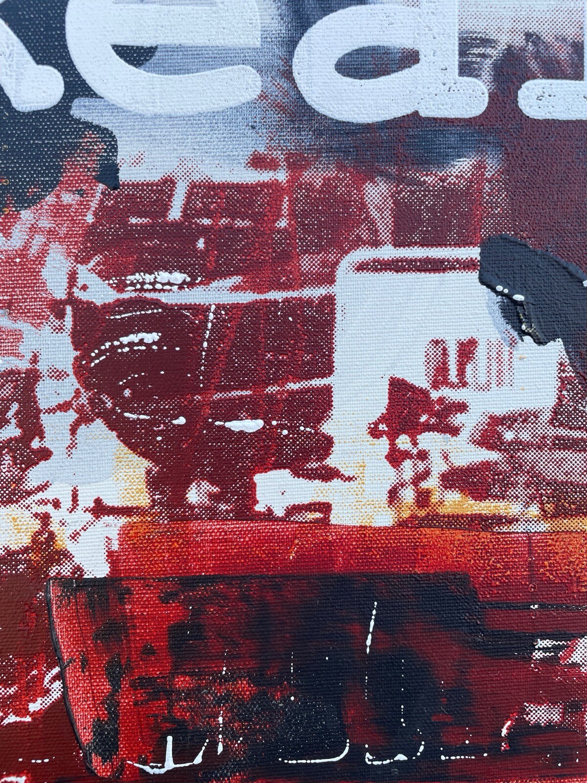 Christian Tangø (Danish *1959) Composition Abstract Modern Fantasy Pop Art