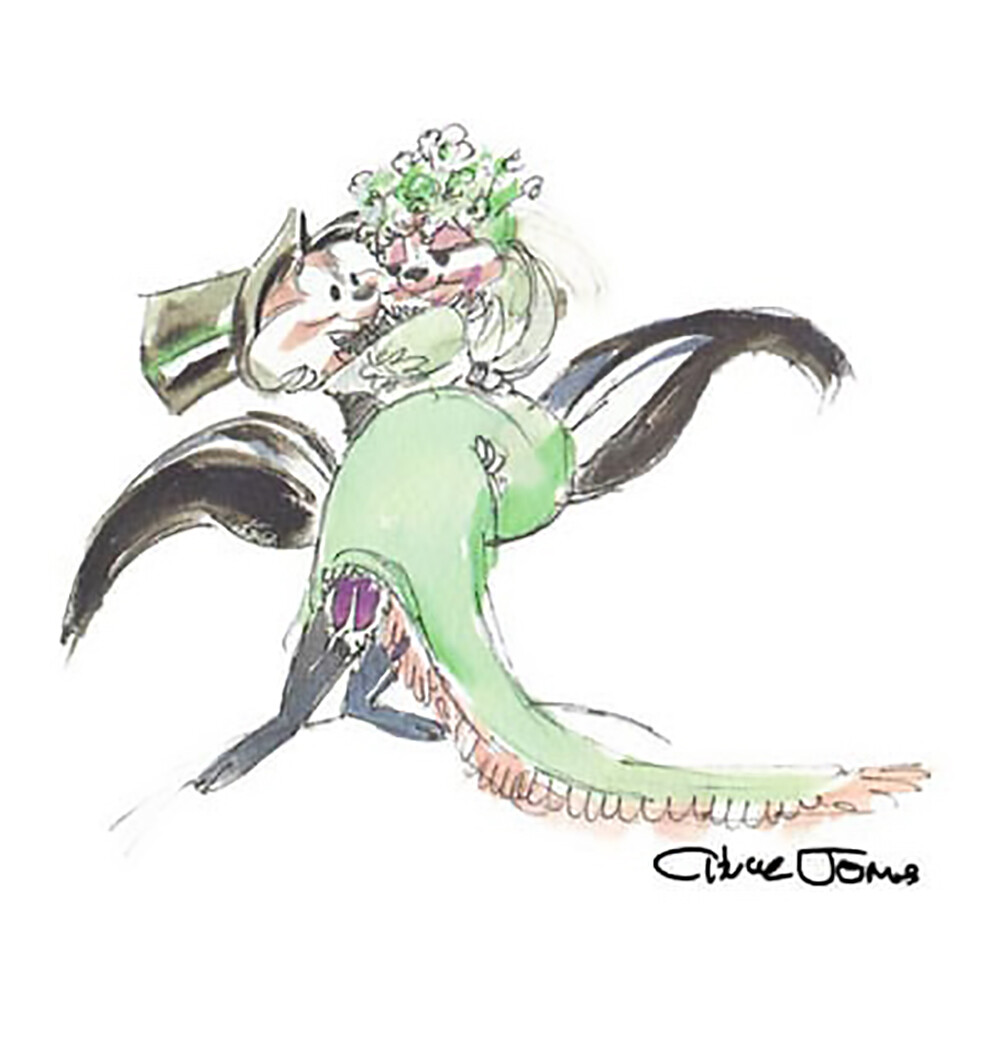 CHUCK JONES Aromantic Pepe Le Pew Warner Bros Paper Giclee Lt Ed of 750